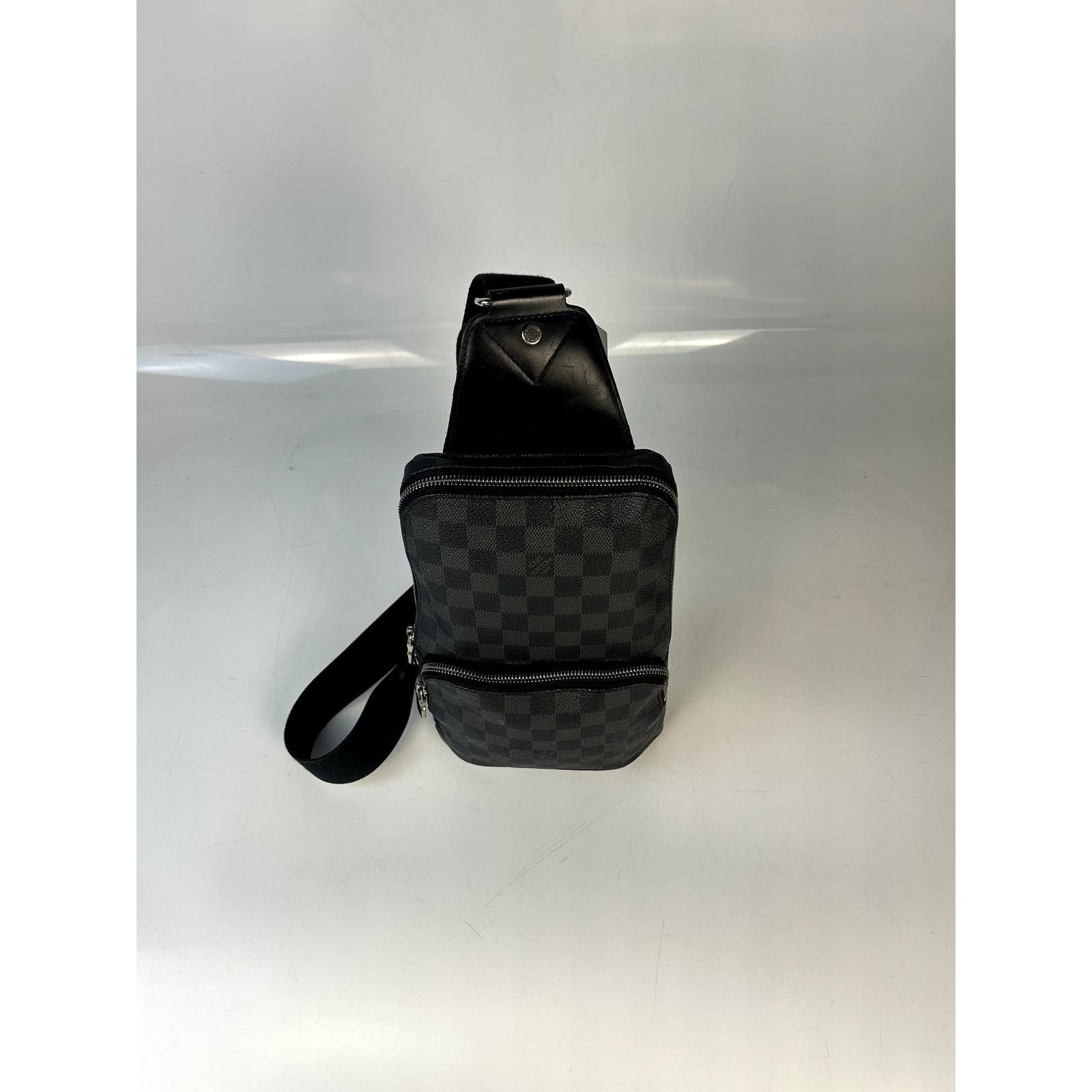 Louis Vuitton Louis Vuitton Black Damier Graphite Avenue Sling Size ONE SIZE - 3 Thumbnail