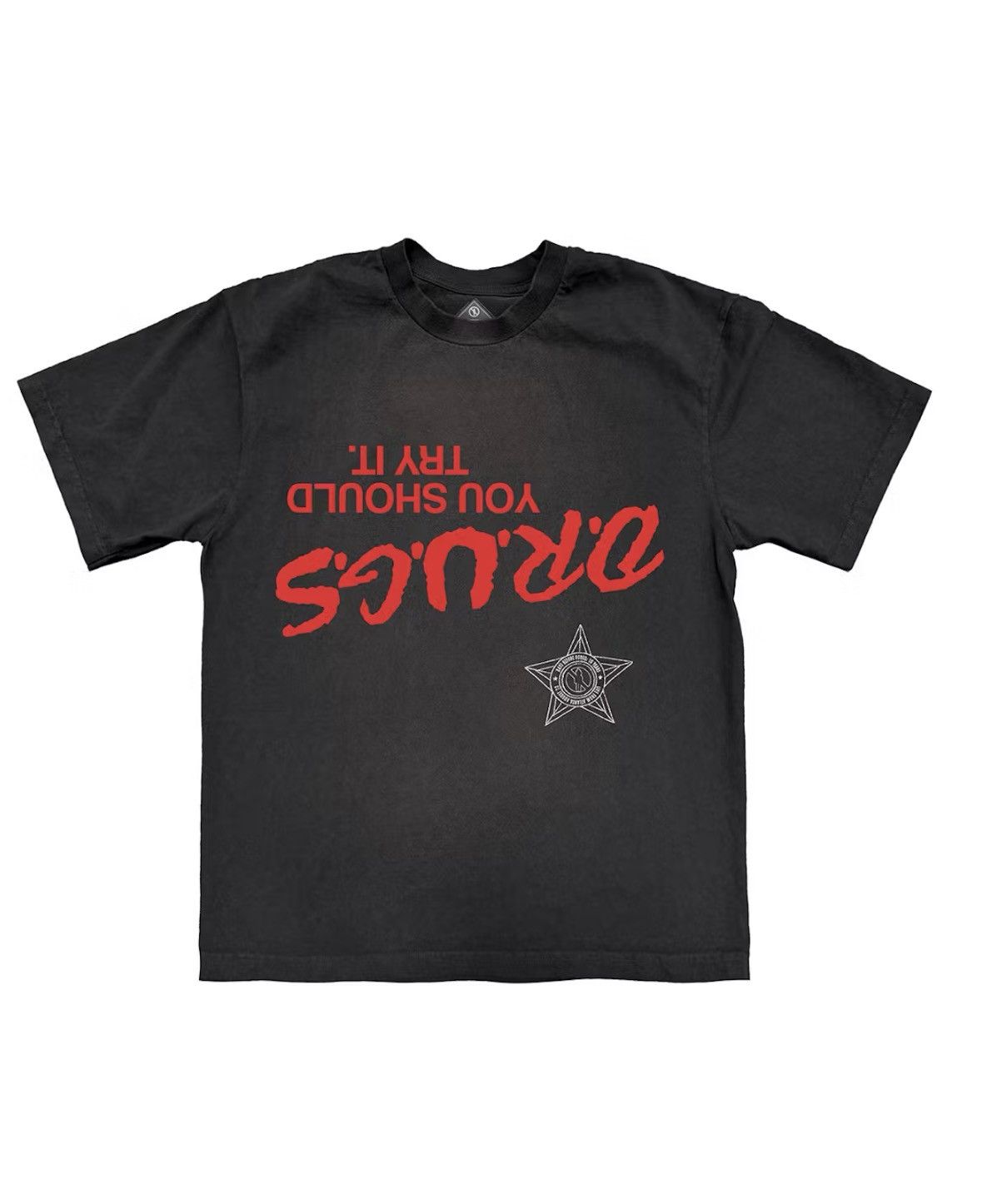 Travis Scott DRUXGS 10 Year Tee Black Size Medium