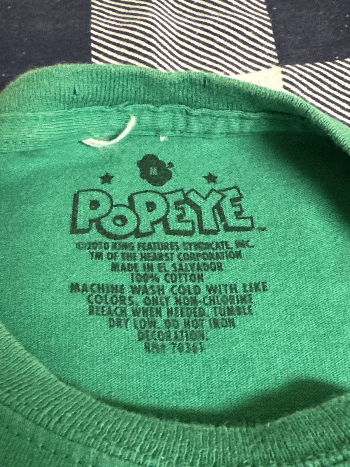 Vintage Popeyes Graphic T-Shirt Size US M / EU 48-50 / 2 - 3 Thumbnail