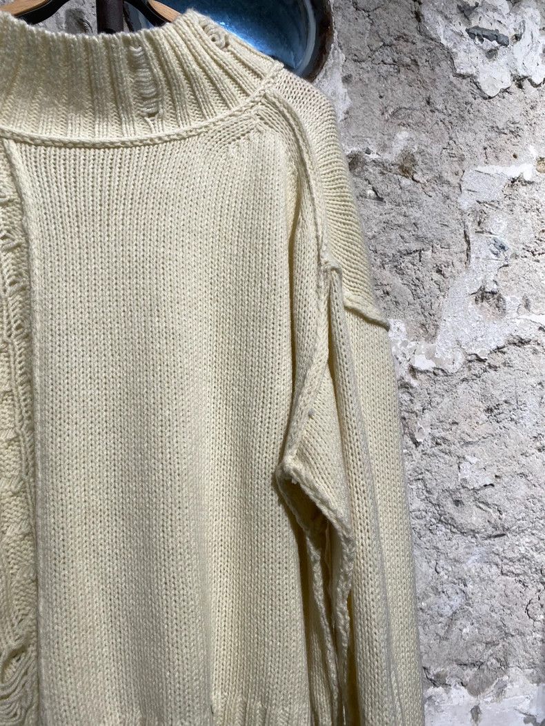 Y's Y's Beige Disruptive Sweater Size XS / US 0-2 / IT 36-38 - 7 Thumbnail