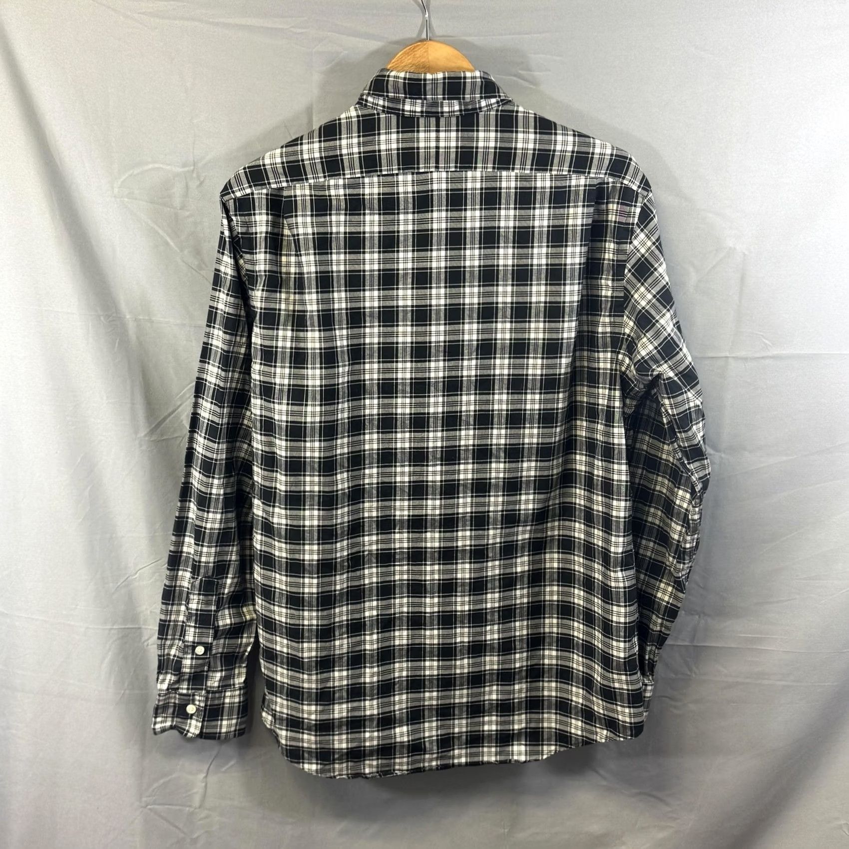 Polo Ralph Lauren Polo Ralph Lauren Shirt Mens Large Black White Plaid Button-Down Long Sleeve Size US L / EU 52-54 / 3 - 2 Thumbnail