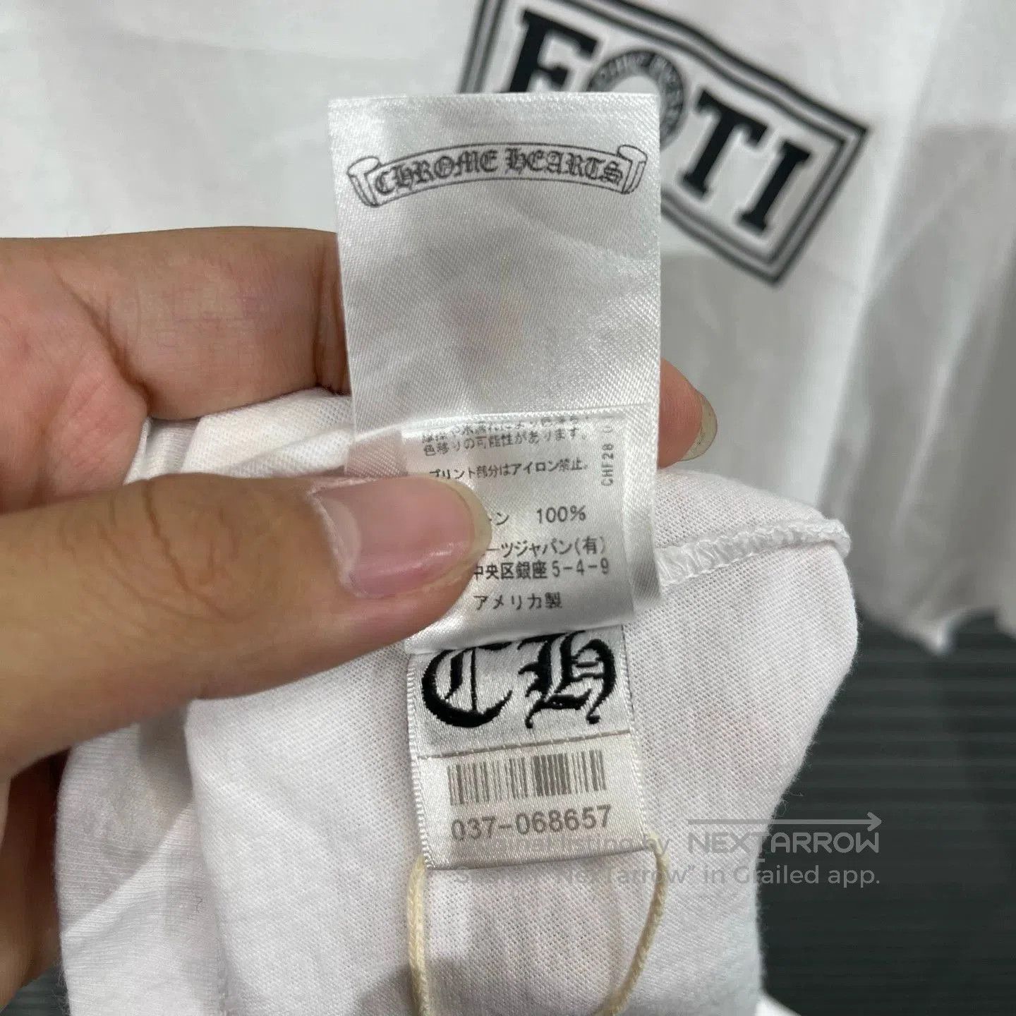 Chrome Hearts White Short Sleeve Graphic T-Shirt. Size US L / EU 52-54 / 3 - 6 Thumbnail
