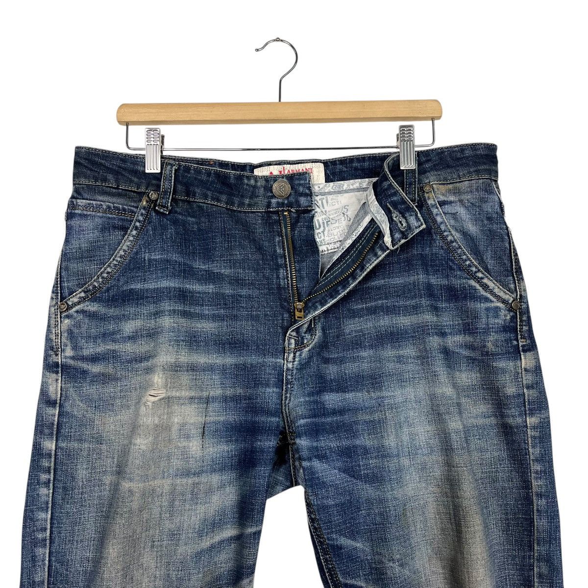 Armani Vintage Armani Jeans Distressed Denim Jeans Size US 34 / EU 50 - 14 Thumbnail