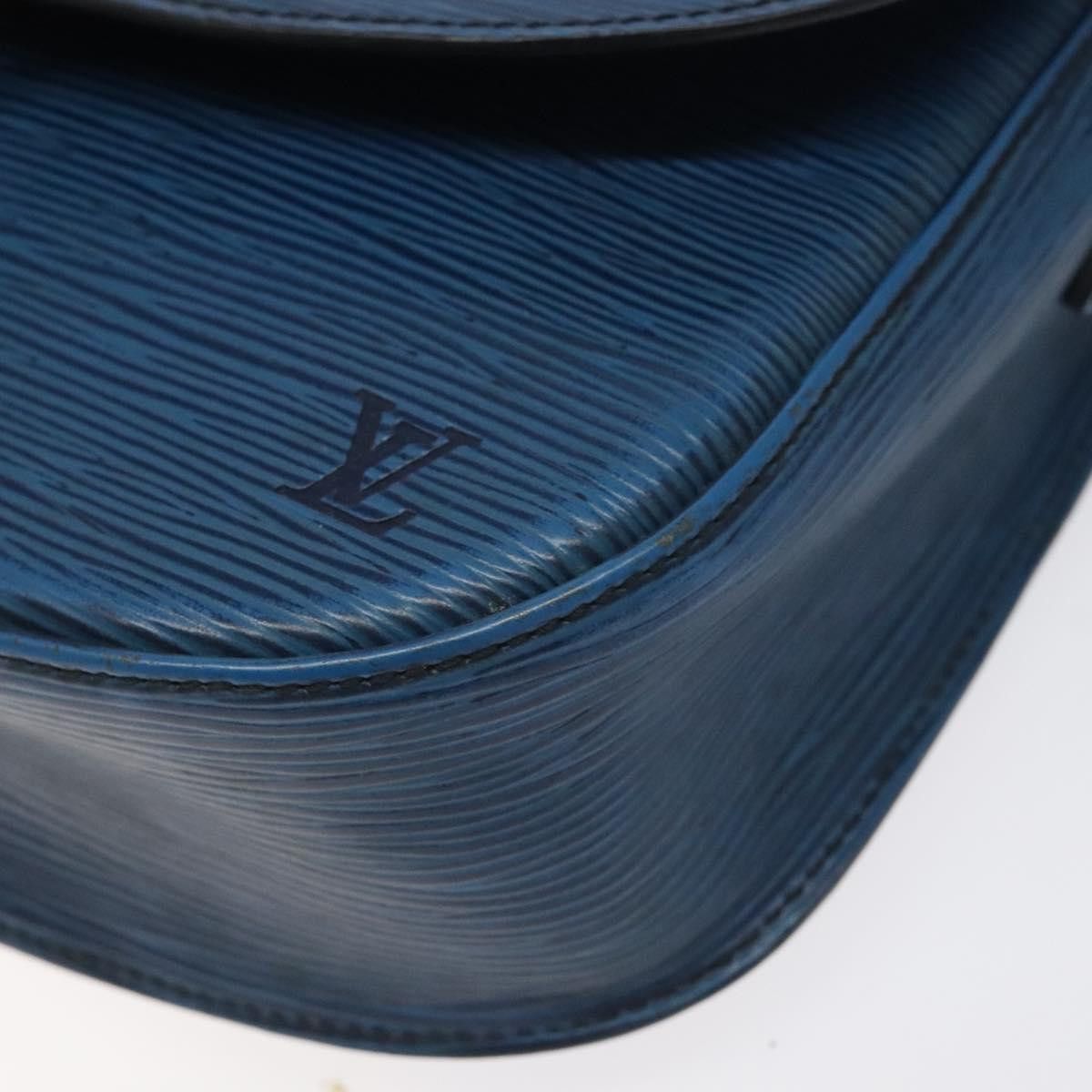 Louis Vuitton LOUIS VUITTON Epi Saint Cloud GM Shoulder Bag Toledo Blue Size ONE SIZE - 10 Thumbnail