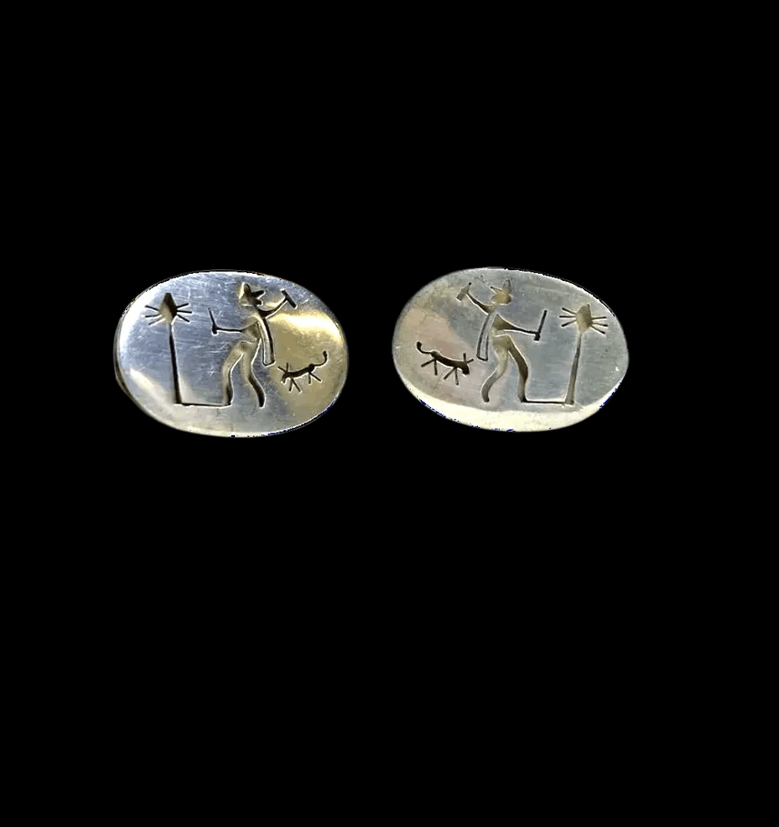 Other Sterling Cufflinks | Tequila Harvesters | TAXCO | 005 | Size ONE SIZE - 1 Preview