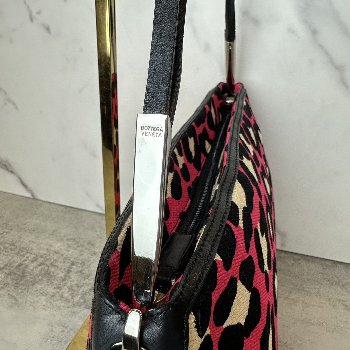 Bottega Veneta Bottega Veneta Vintage Leopard Shoulder Bag Size ONE SIZE - 5 Thumbnail