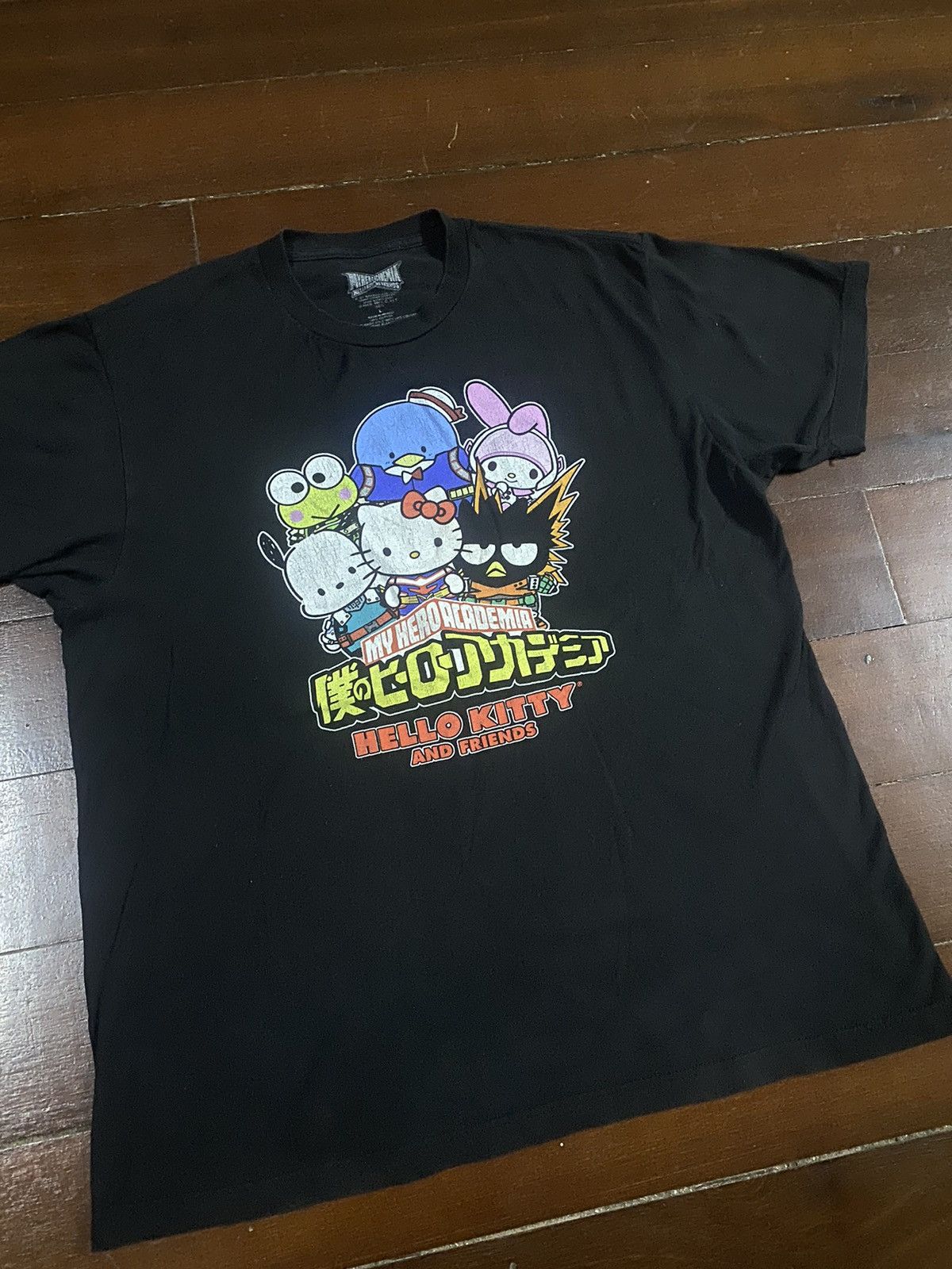Anime MY HERO ACADEMIA x HELLO KITTY AND FRIEND Anime Cartoon Tee Size US L / EU 52-54 / 3 - 4 Thumbnail