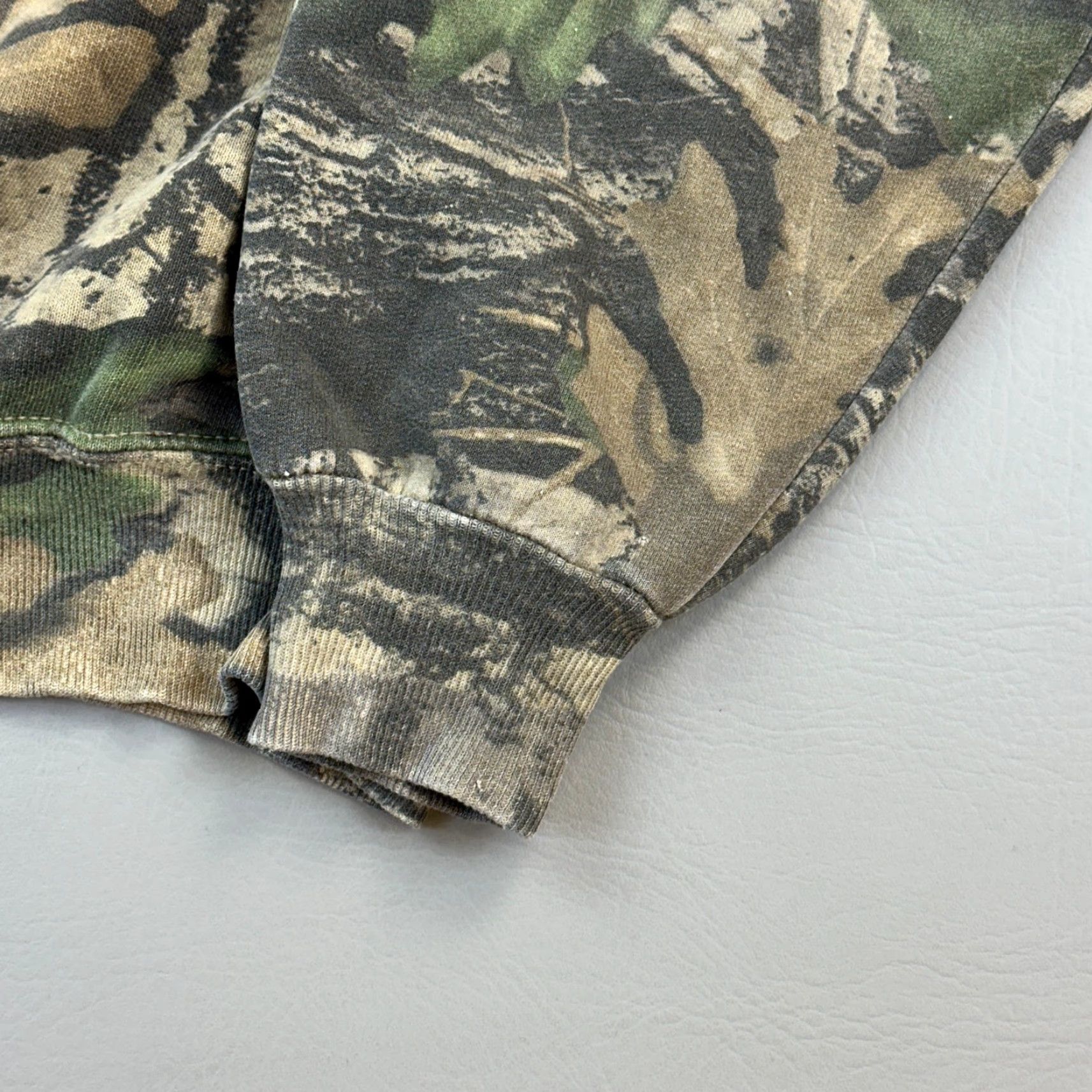 Jerzees VINTAGE Jerzees Outdoor Sweatshirt Mens XL Bigwoods Trebark Camo Pullover USA Size US XL / EU 56 / 4 - 6 Thumbnail