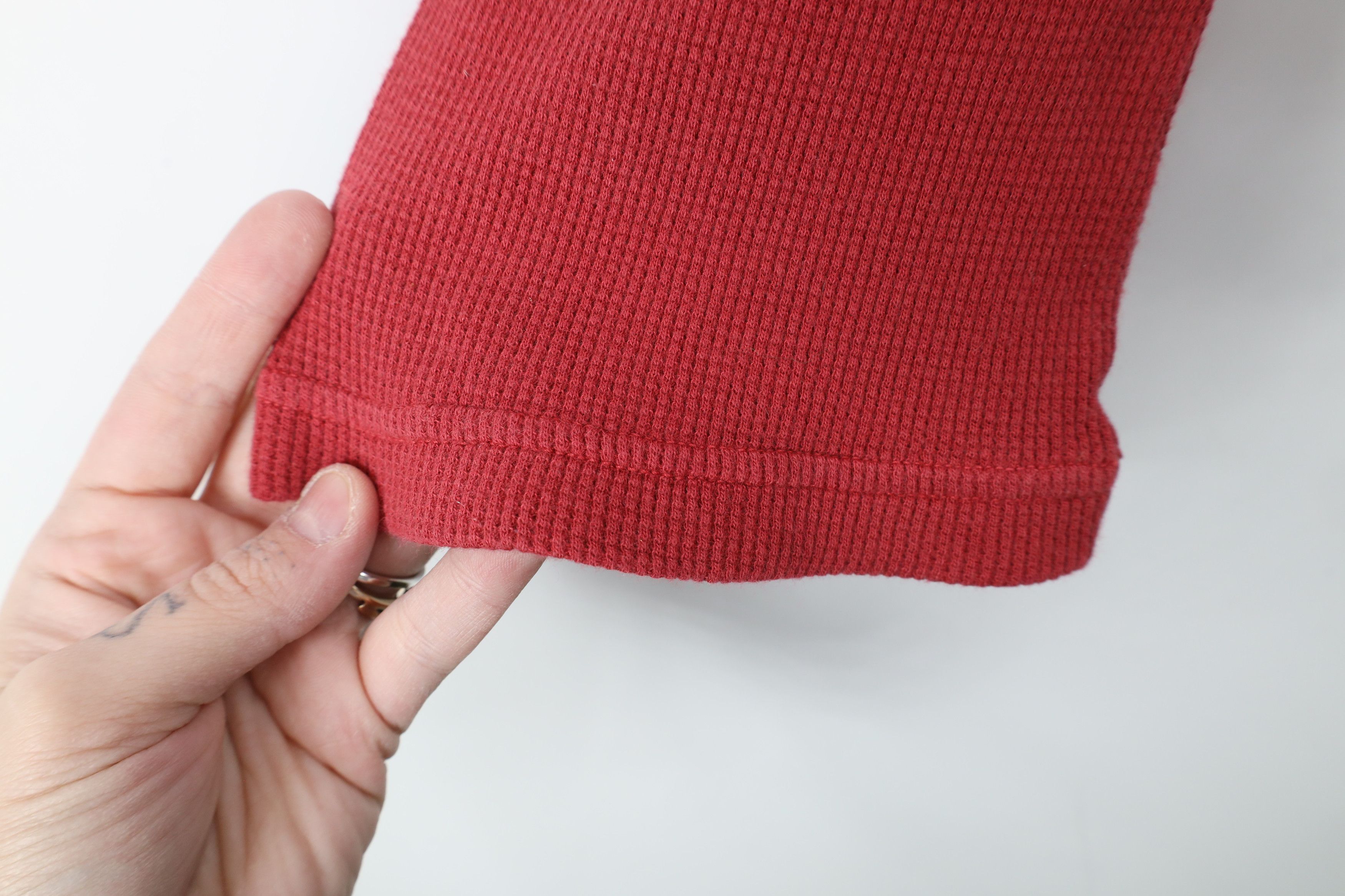 Madewell × Vintage Madewell Sleeve Thermal Waffle Knit Long Sleeve T-Shirt Size M / US 6-8 / IT 42-44 - 7 Thumbnail