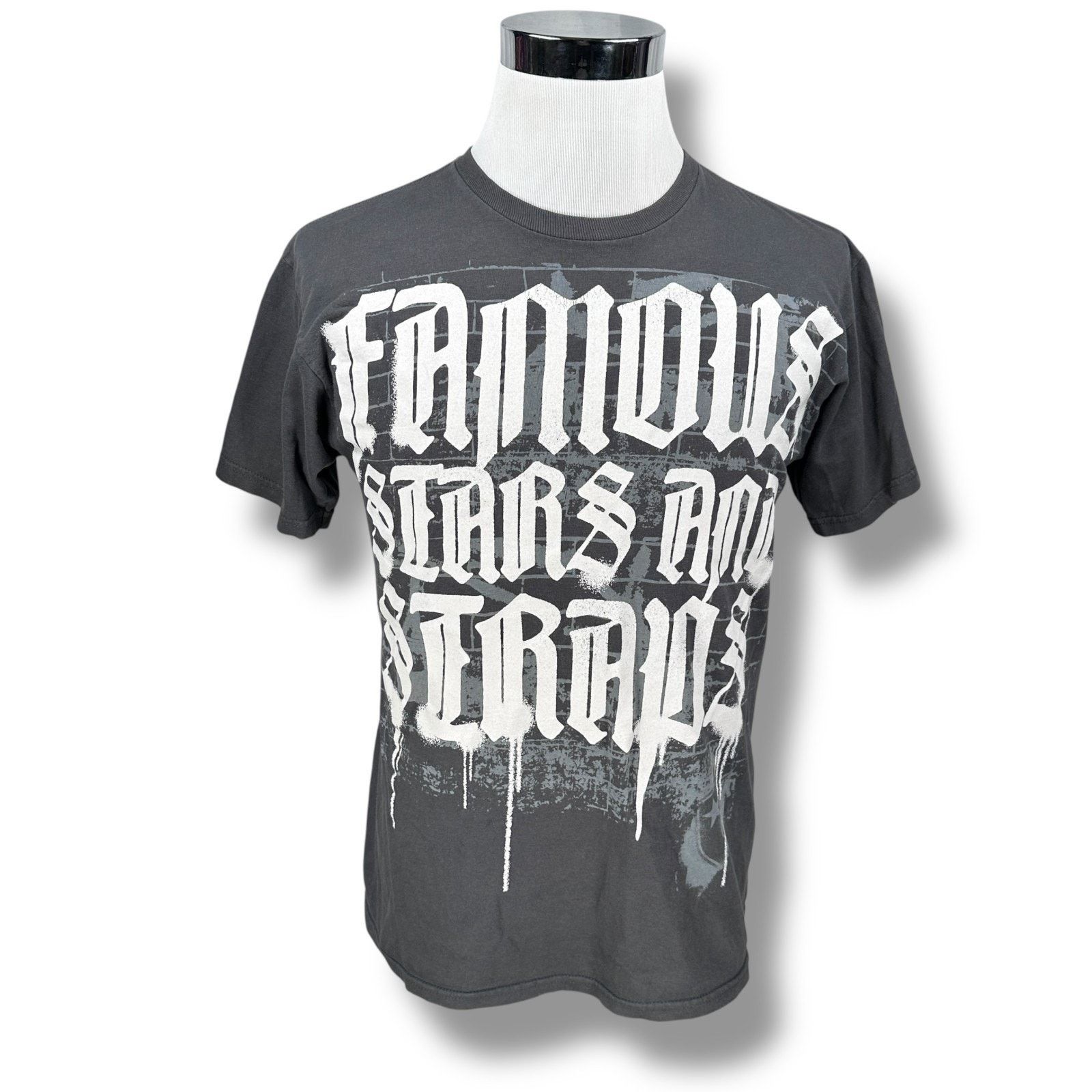 Famous Stars And Straps Famous Stars & Straps T-Shirt Men M Gray Cotton Short Sleeve Size US M / EU 48-50 / 2 - 1 Thumbnail