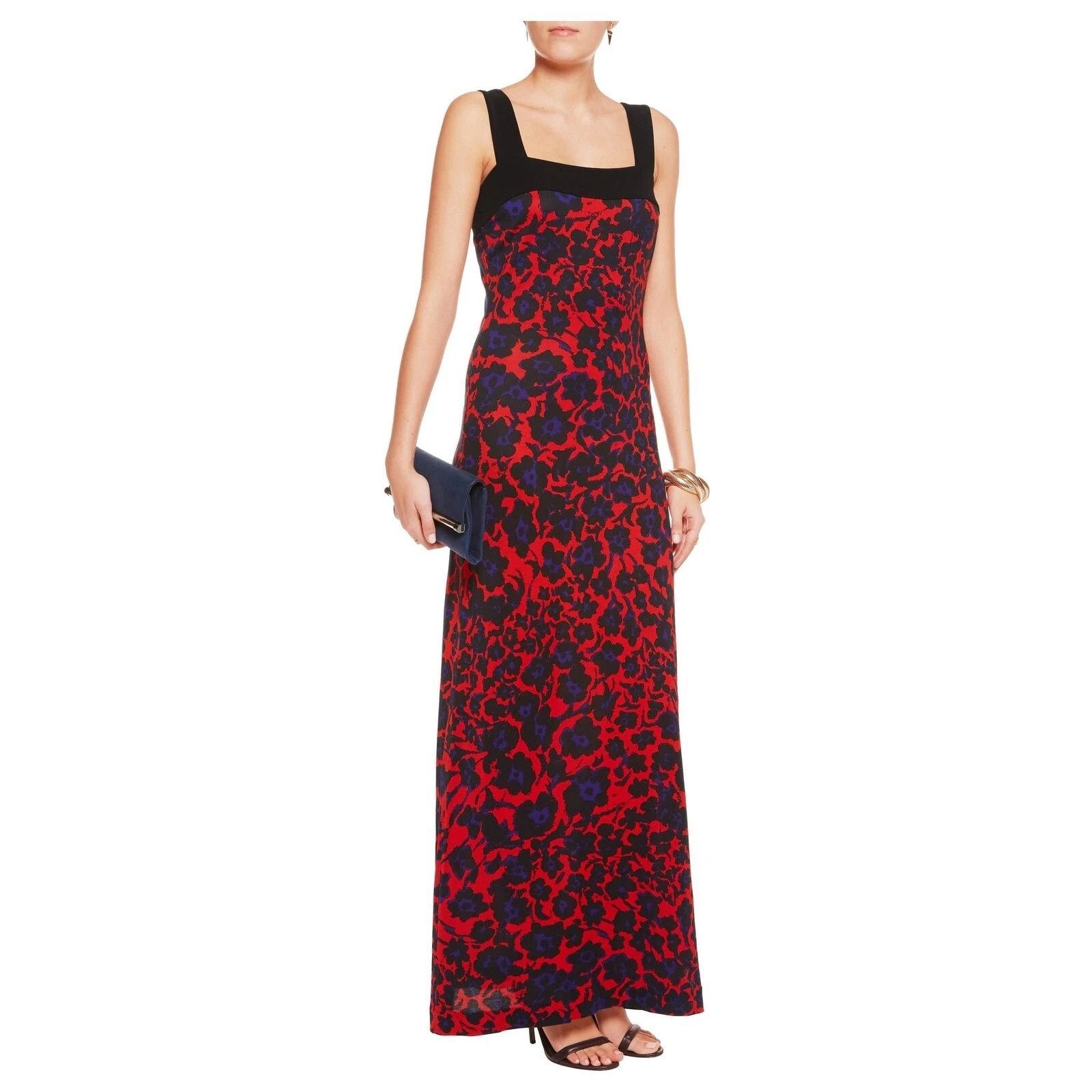 Diane von Furstenberg DvF Lourosa maxi silk dress Size M / US 6-8 / IT 42-44 - 2 Thumbnail