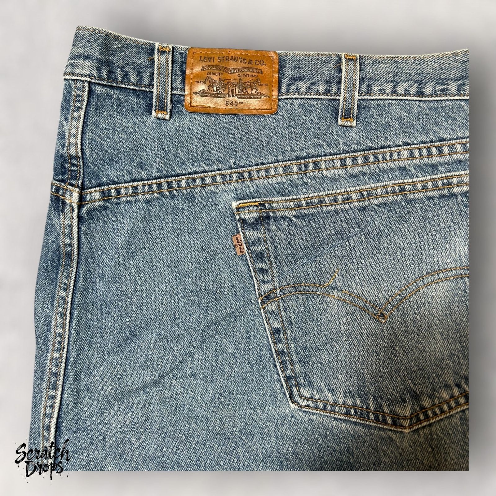 Levi's Vintage Levis Strauss Signature 545 Mens Jeans W52 L32 Loose Size US 38 / EU 54 - 1 Thumbnail