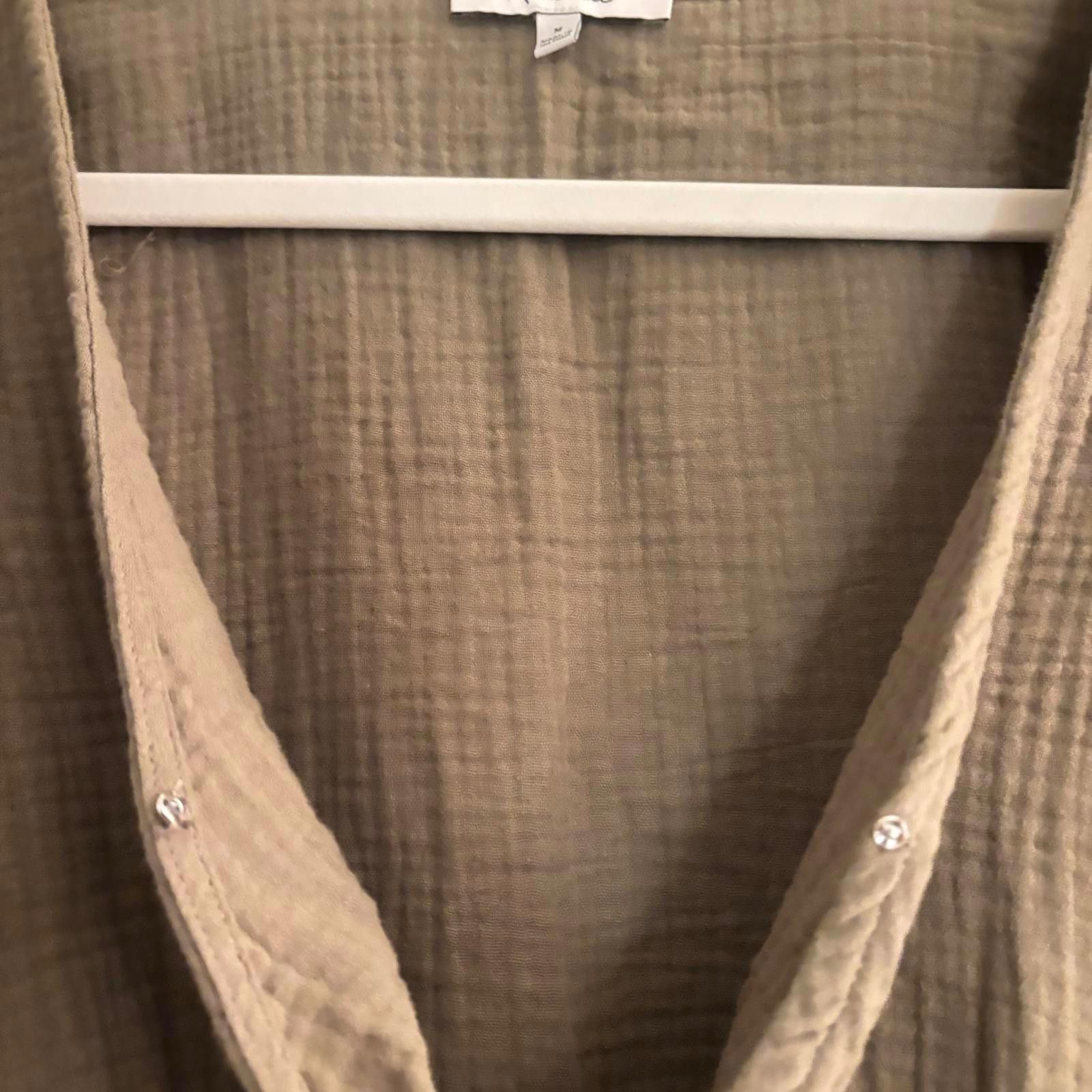 Madewell Madewell Brown Smocked Waist Blouse Size M / US 6-8 / IT 42-44 - 4 Thumbnail