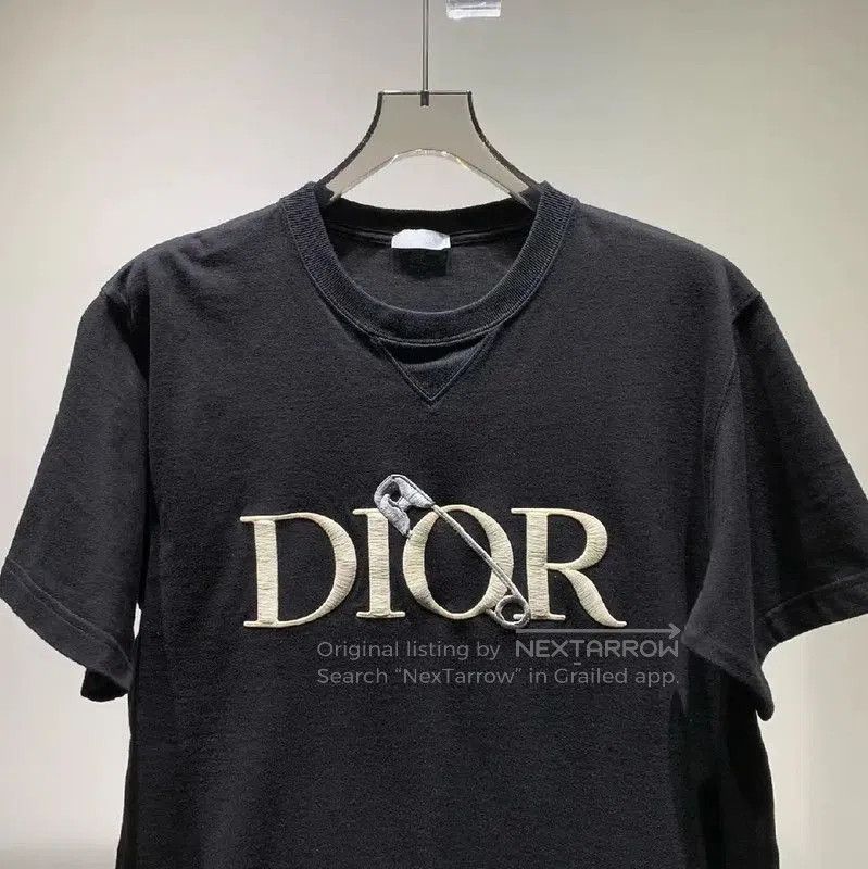Dior Dior Black Cotton Men's T-shirt . Size US L / EU 52-54 / 3 - 3 Thumbnail