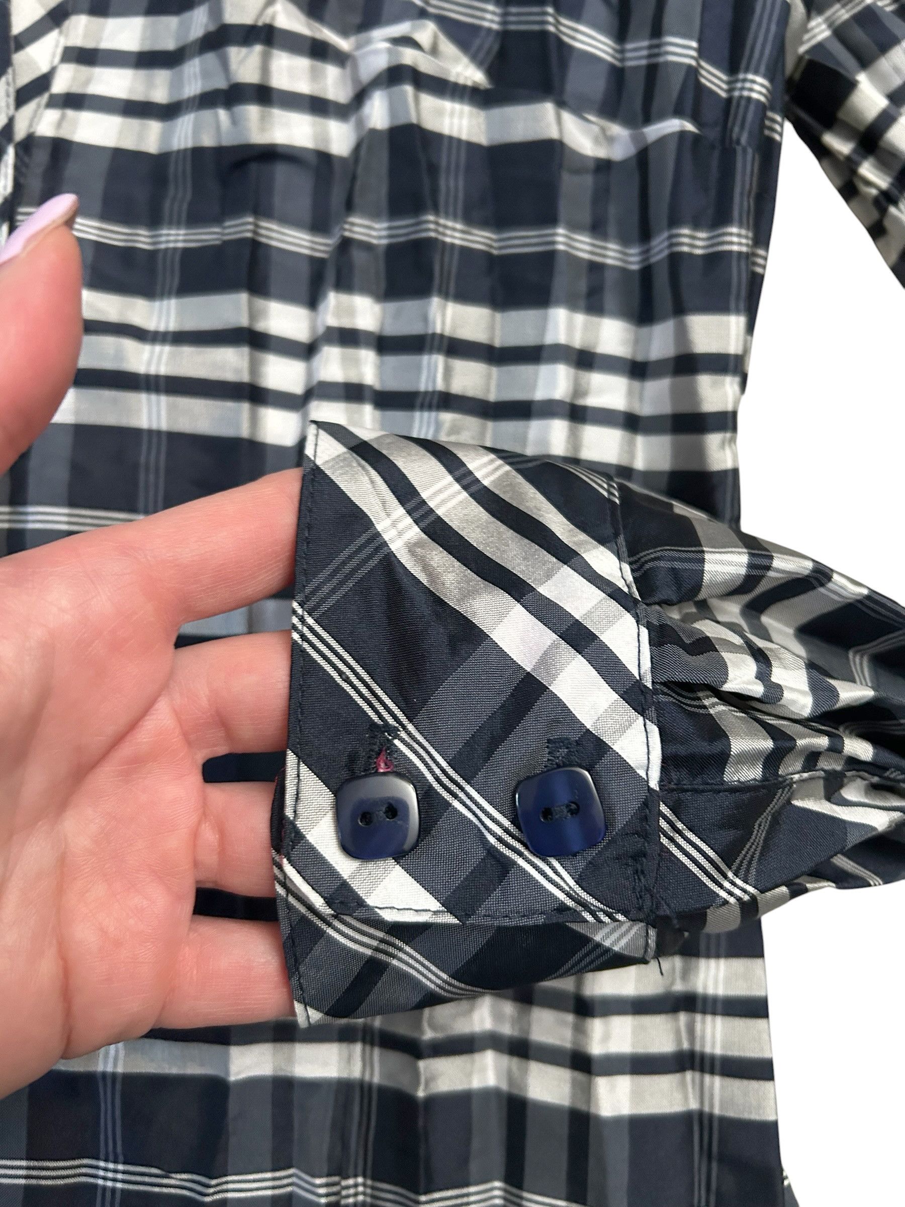 Other Beluva San Francisco Small Navy Rose Shirt Size S / US 4 / IT 40 - 8 Thumbnail
