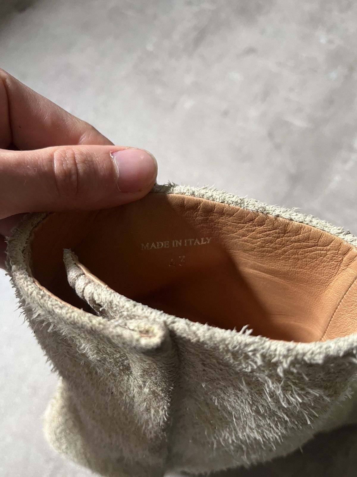 Maison Margiela Maison Margiela distressed look tabi heel fur boots Size US 10 / EU 43 - 9 Thumbnail