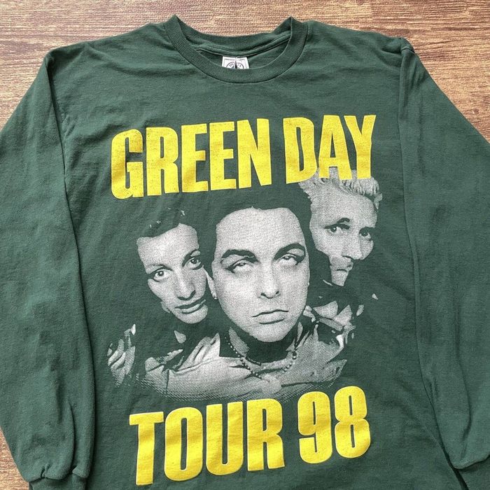 Vintage Vintage 1998 Green Day Nimrod Tour Punk Rock Band T Shirt L