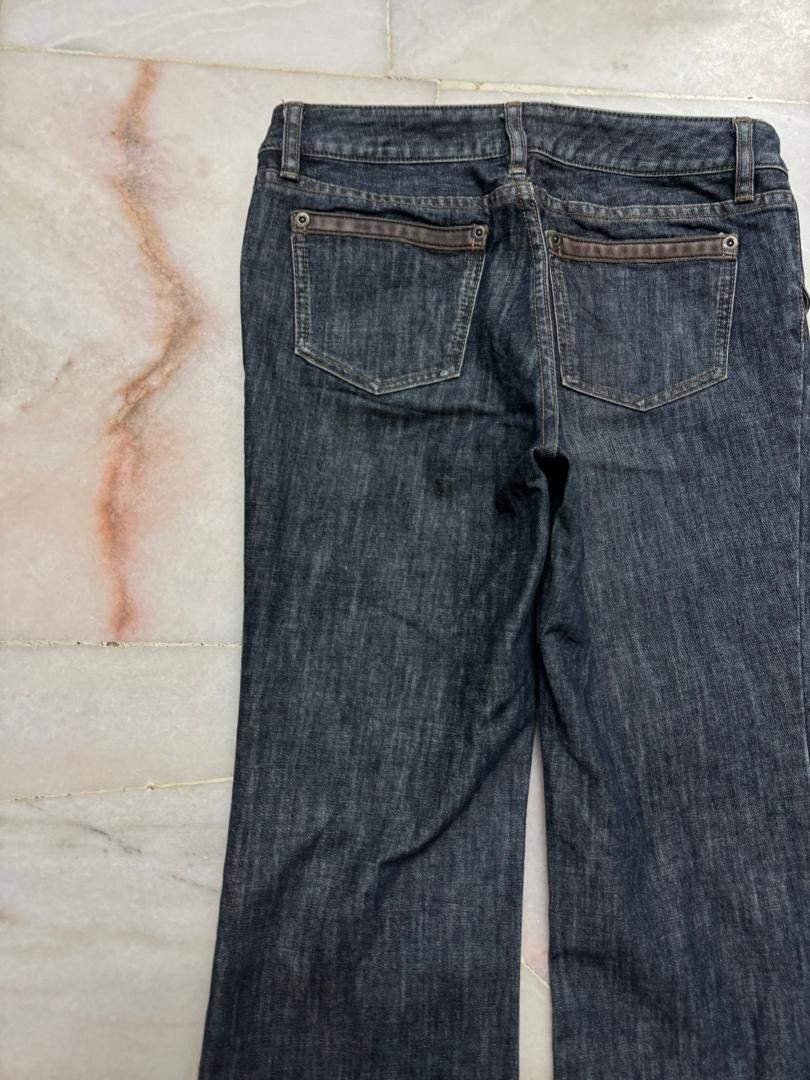 Burberry 💥FLARE💥BURBERY LONDON STONE WASHED DARK JEANS BAGGY FLARE Size US 27 - 17 Thumbnail