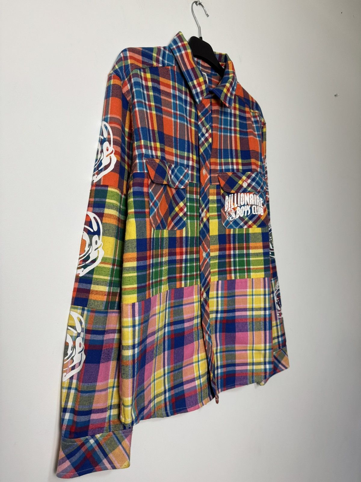 Billionaire Boys Club Billionaire Boys Club Patchwork Flannel Shirt Multicolor Size US M / EU 48-50 / 2 - 4 Thumbnail