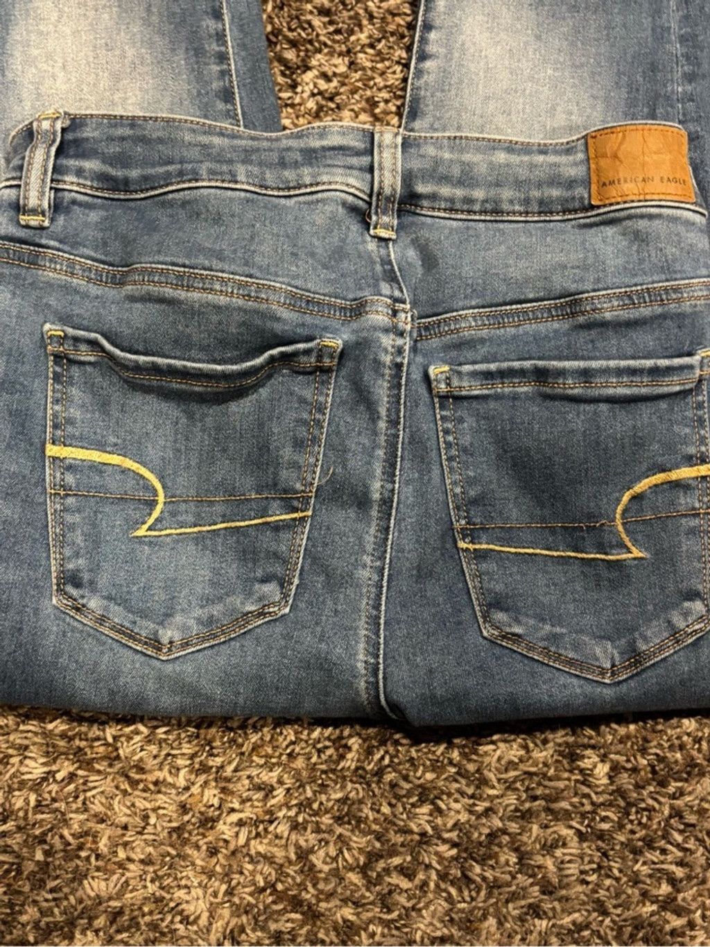 American Eagle Outfitters Women’s American Eagle Medium Blue High Rise Jegging Jeans Size 28" / US 6 / IT 42 - 1 Thumbnail