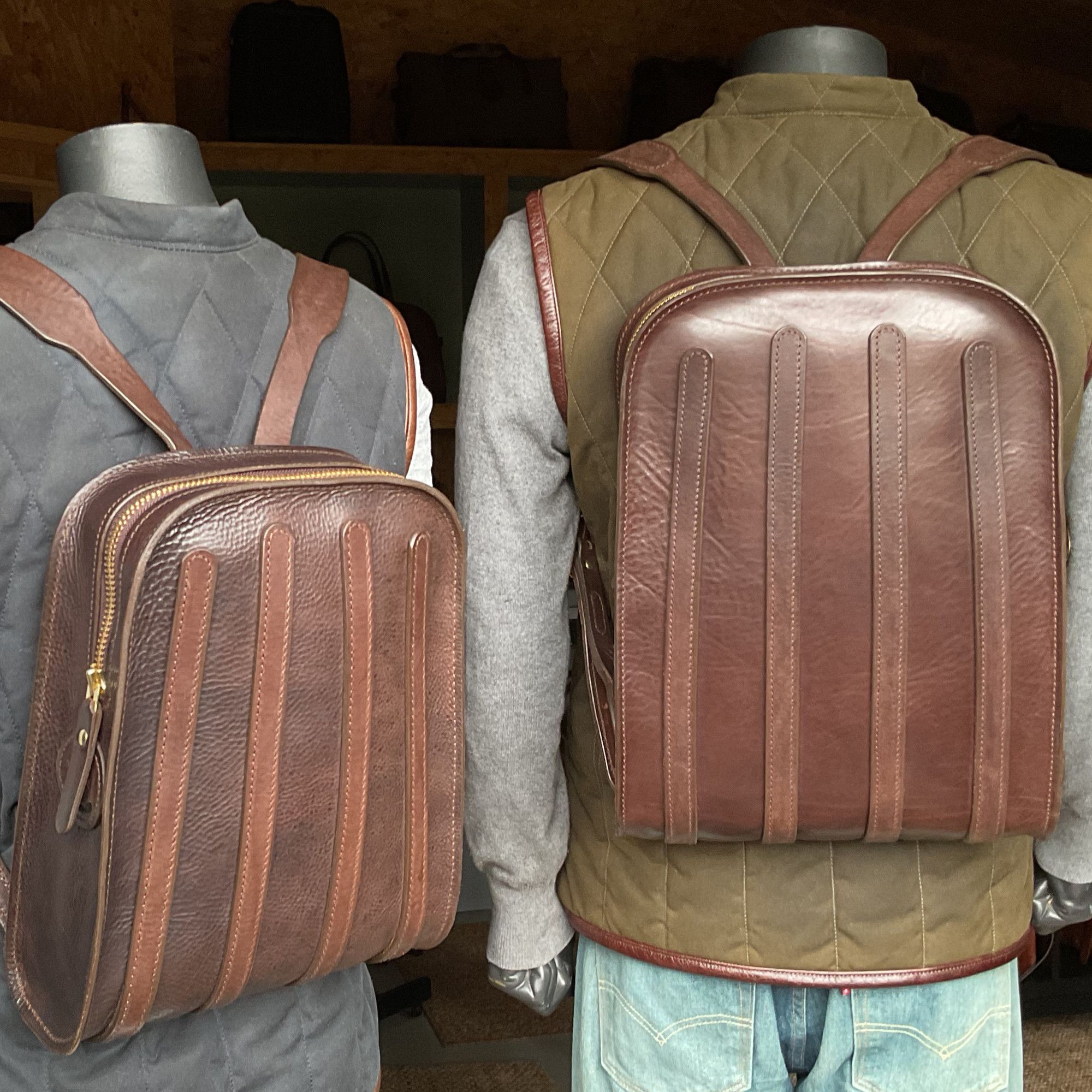 Handmade Leather Backpack | Rucksack | Handmade in Ireland Size ONE SIZE - 8 Thumbnail