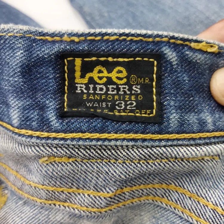Jean × Vintage LEE RIDER BLUE JEANS PANTS Size US 32 / EU 48 - 12 Thumbnail