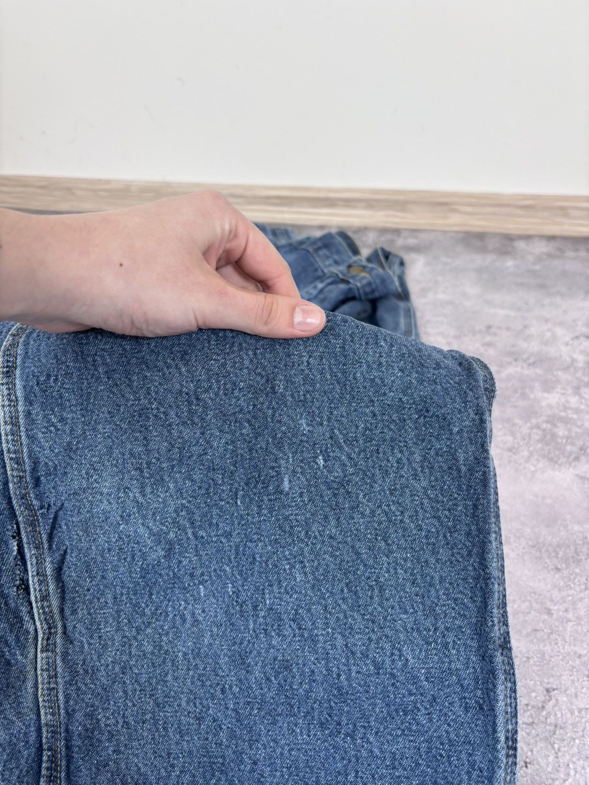 Carhartt Vintage Carhartt Men’s Blue Denim Jeans USA Workwear Size US 40 / EU 56 - 18 Thumbnail