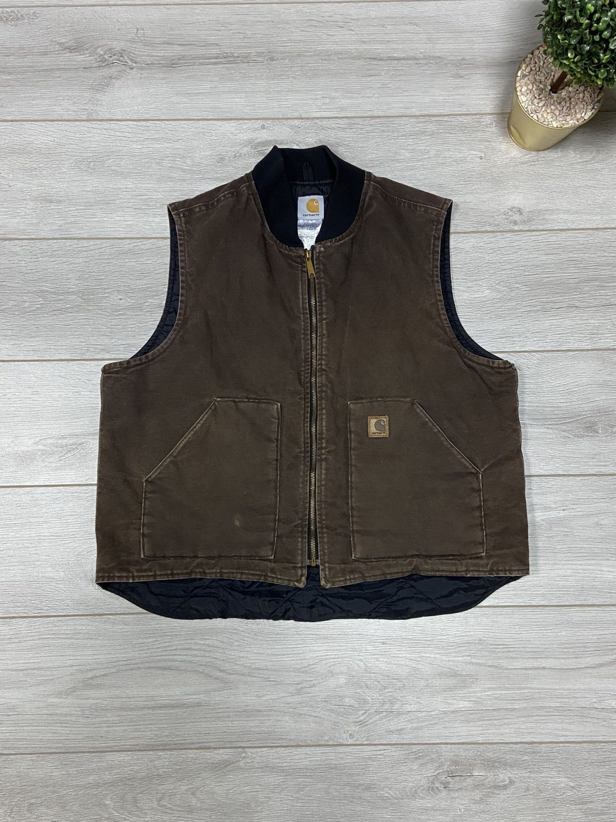 Carhartt × Vintage Carhartt vintage work vest vintage Size US XL / EU 56 / 4 - 1 Thumbnail