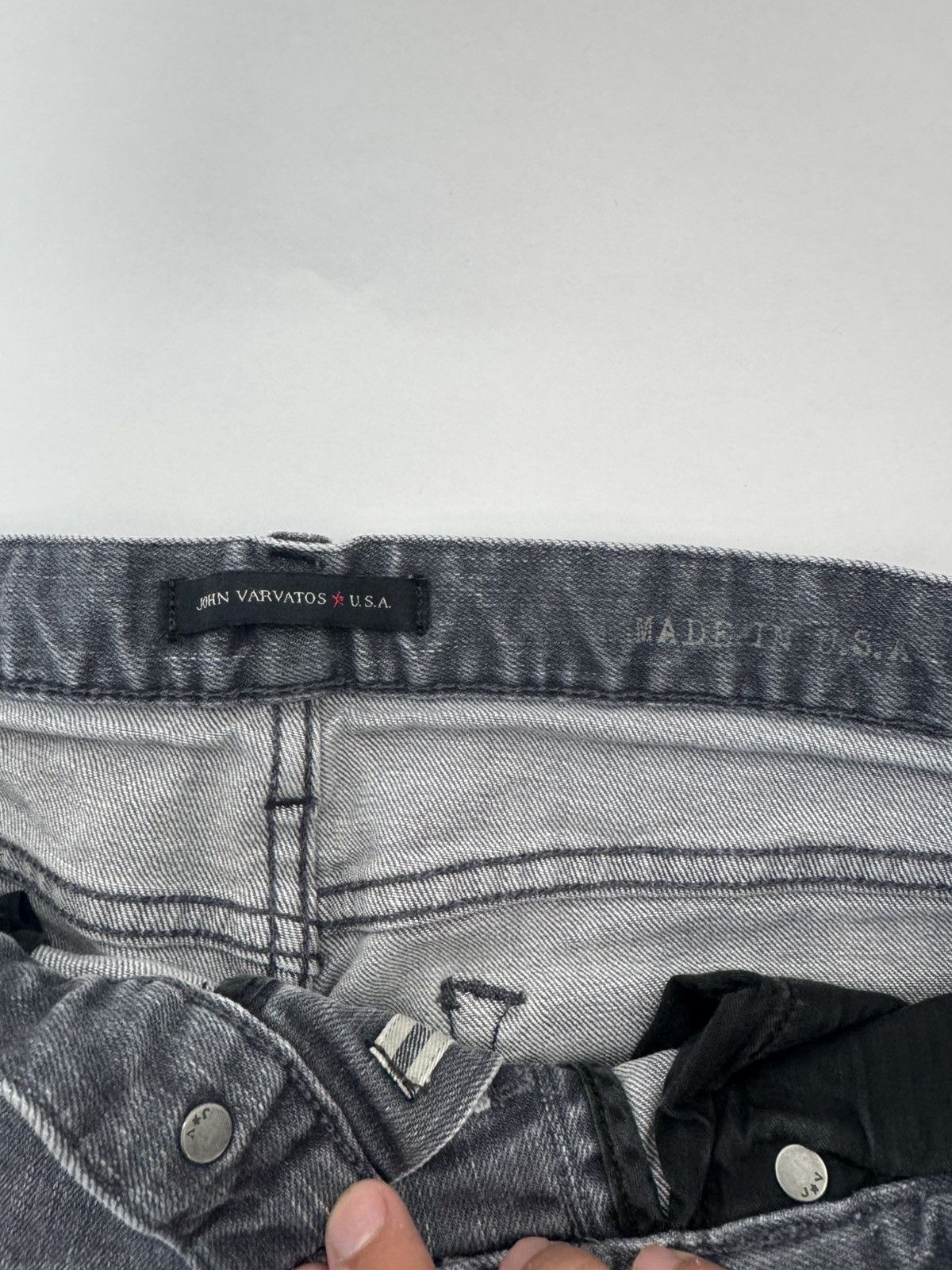 John Varvatos John Vavartos Vintage Denim Jeans Size US 31 - 2 Thumbnail