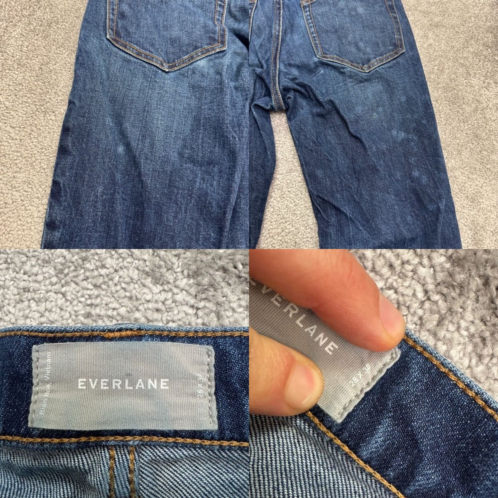Everlane VINTAGE Everlane Slim Denim Jeans Men 28x30 Blue City Streetwear 2010s Size 28" / US 6 / IT 42 - 8 Thumbnail