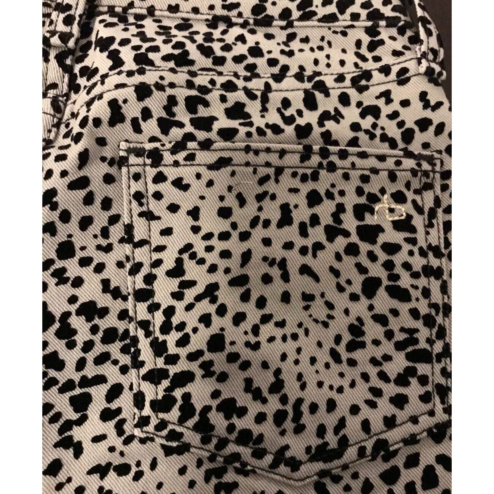 Rag & Bone Rag & Bone Hana High-Rise Slim Cropped Gray Cheetah Jeans Size 26" / US 2 / IT 38 - 5 Thumbnail