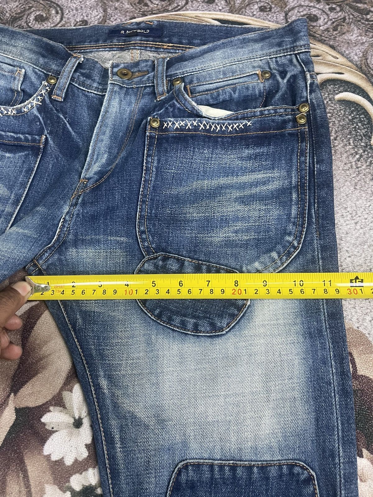 R.Newbold Vintage R.Newbold Jeans Patches Streetwear Size US 32 / EU 48 - 14 Thumbnail