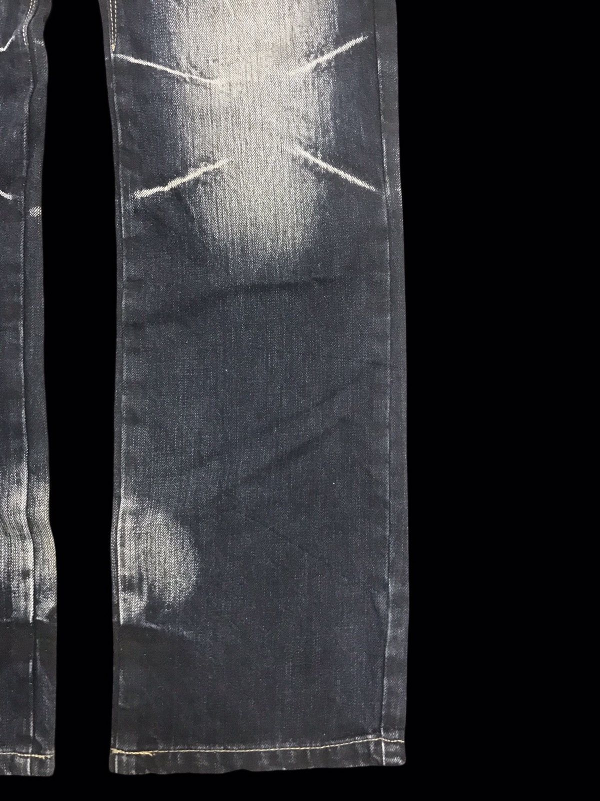 Japanese Brand PPFM Japan Double Waist Rare Fades Streetwear Denim F297 Size US 31 - 9 Thumbnail
