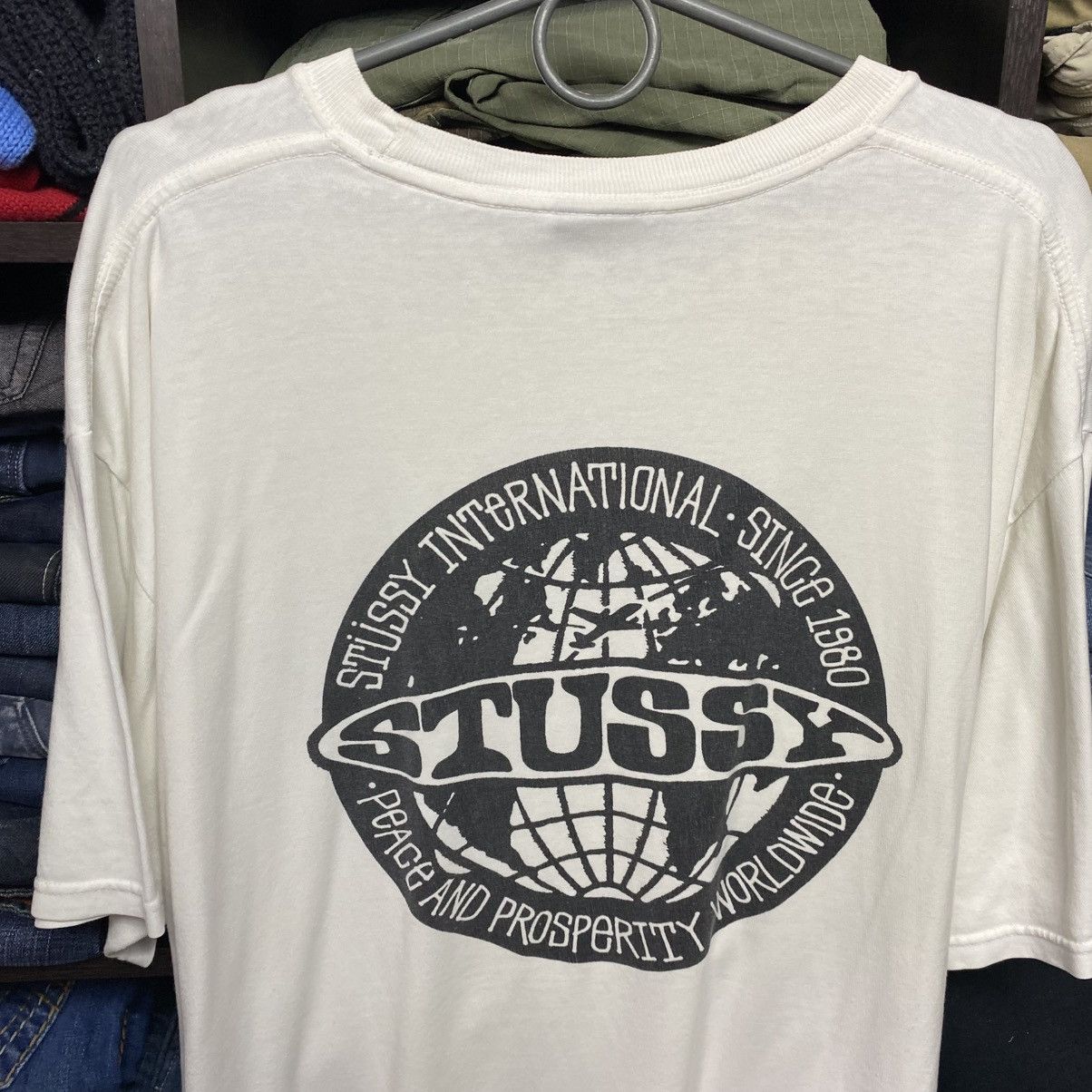 Stussy Vintage Stussy Big Graphic logo y2k opium tee size XL Size US XL / EU 56 / 4 - 2 Thumbnail