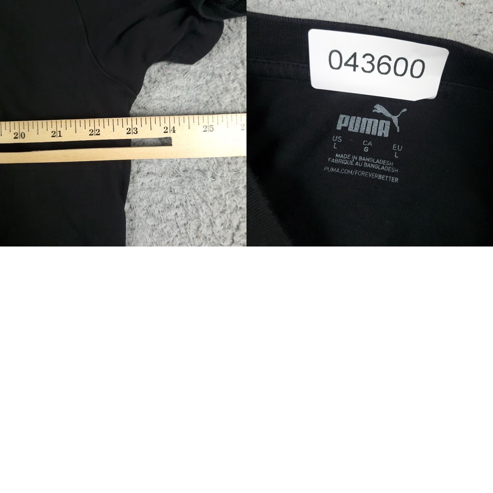 Puma Puma Black Casual T-Shirt Men's Large Short Sleeve Graphic Logo Modern Sports Size US L / EU 52-54 / 3 - 8 Thumbnail