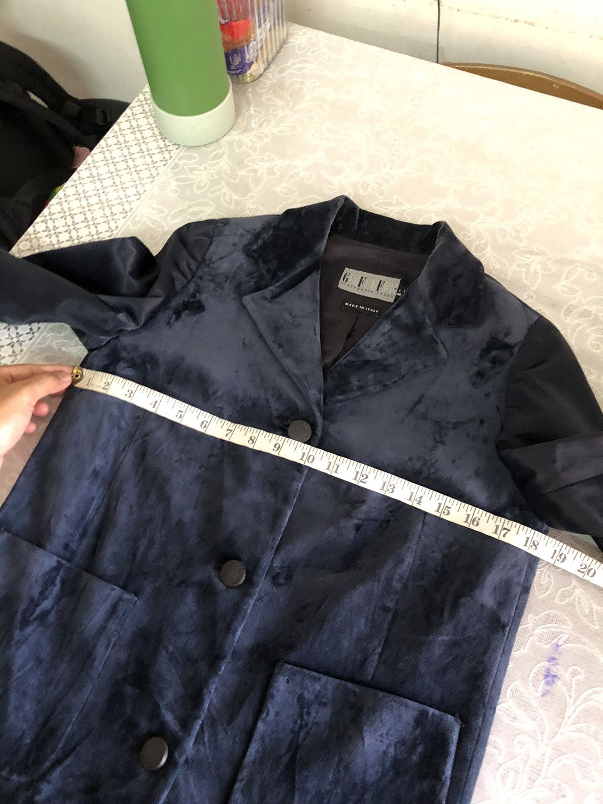 Gianfranco Ferre Vintage Gianfranco ferre Velvet Single Breasted Blazer Size XS / US 0-2 / IT 36-38 - 16 Thumbnail