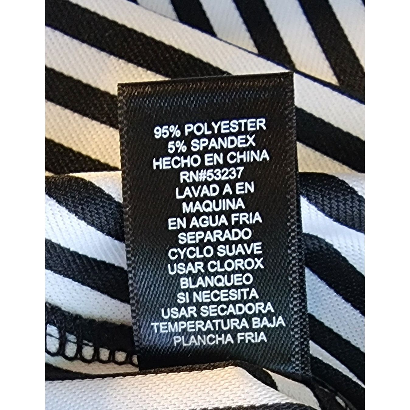 Other Mlle Gabrielle Black White Stripe Belted Shirt Dress Large Size L / US 10 / IT 46 - 12 Thumbnail