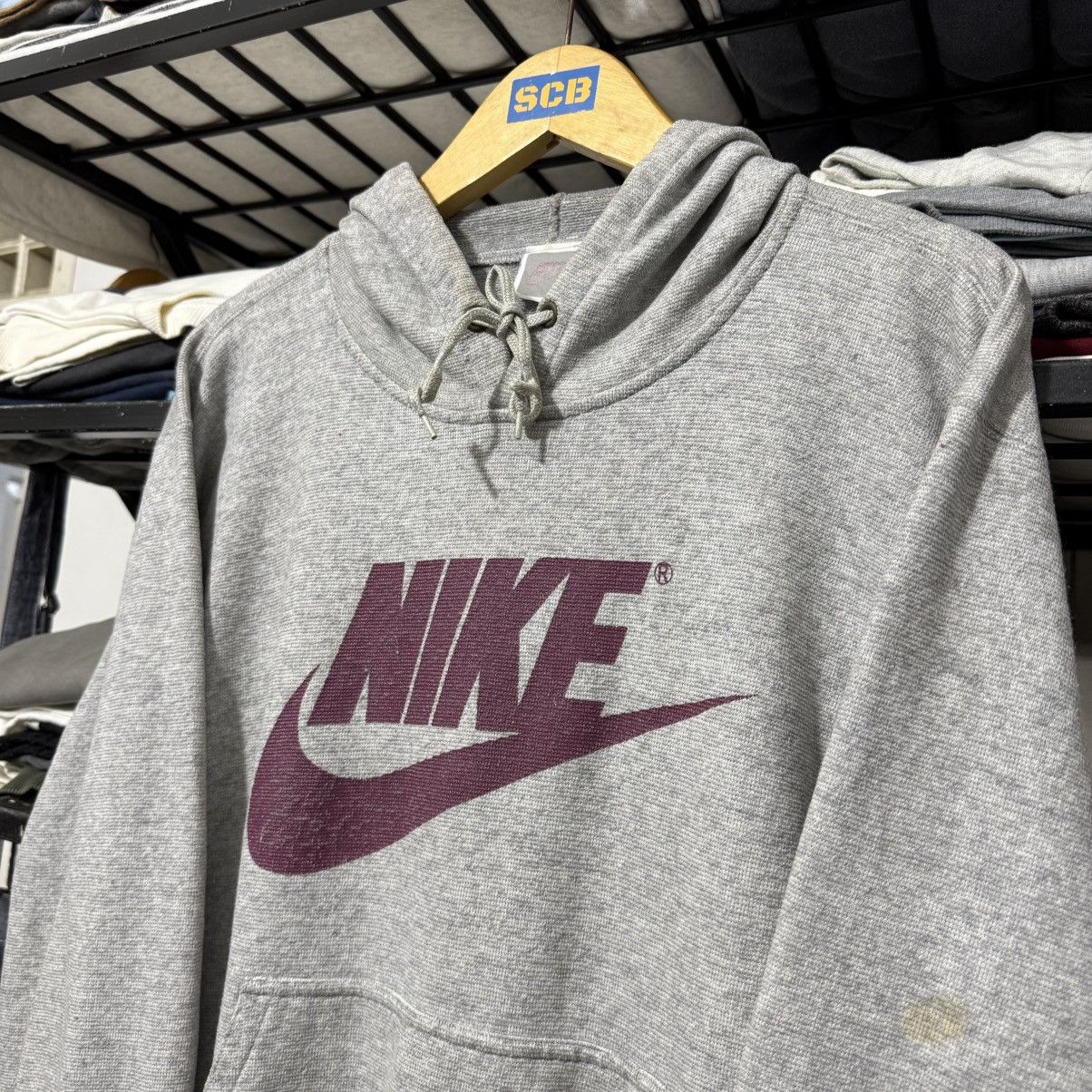 Nike Vintage nike logo hoodie Size US S / EU 44-46 / 1 - 5 Thumbnail