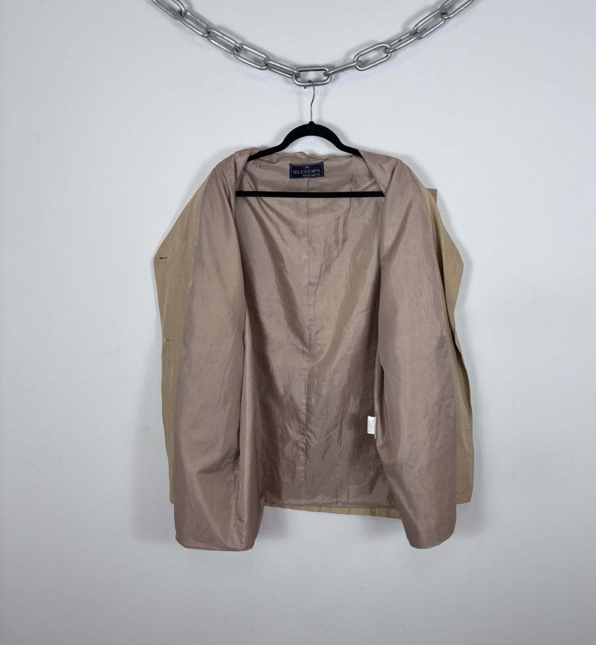 Les Copains Les Copains Sportswear Women’s Double Breasted Silk Coat Size M / US 6-8 / IT 42-44 - 3 Thumbnail