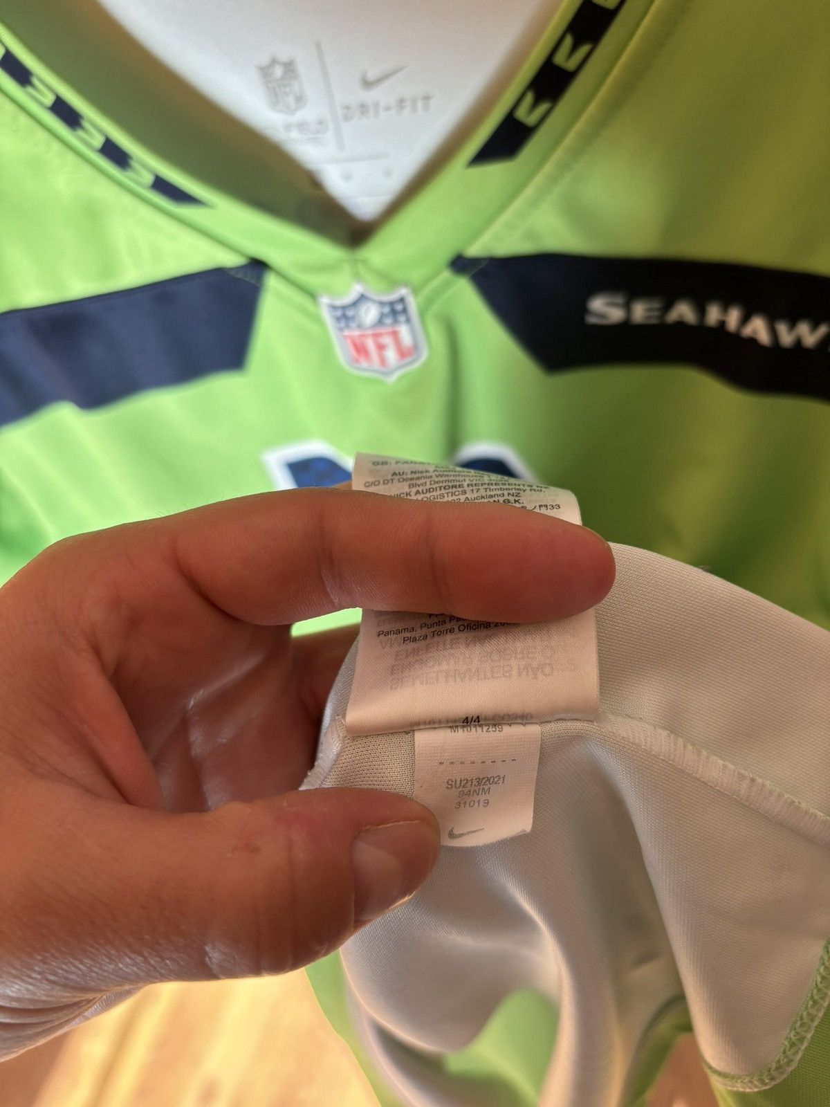 Nike Seattle Seahawks Wilson Nike M NFL USA jersey Size US M / EU 48-50 / 2 - 5 Thumbnail