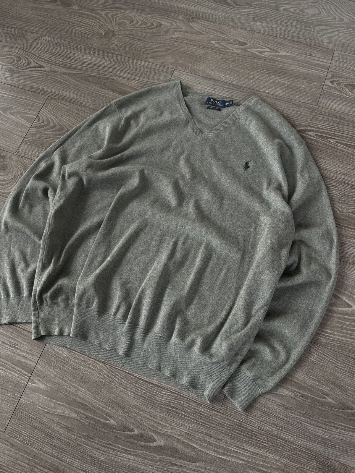 Designer × Polo Ralph Lauren ‼️Vintage Casual Polo Ralph Lauren RRL V Neck Knit Sweater‼️ Size US XXL / EU 58 / 5 - 10 Thumbnail