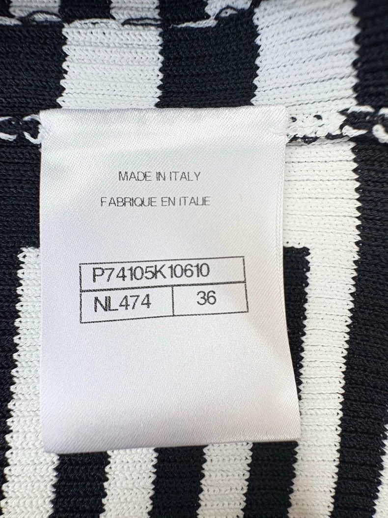Chanel Chanel Blue and white striped knitted top Size XS / US 0-2 / IT 36-38 - 7 Thumbnail