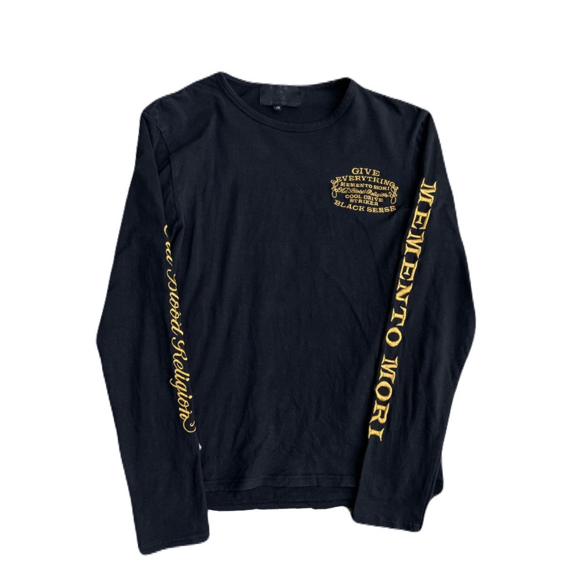 If Six Was Nine 2000s Japanese archive Vkei Rhinestone Skull Long Sleeve Tee Size US S / EU 44-46 / 1 - 4 Thumbnail