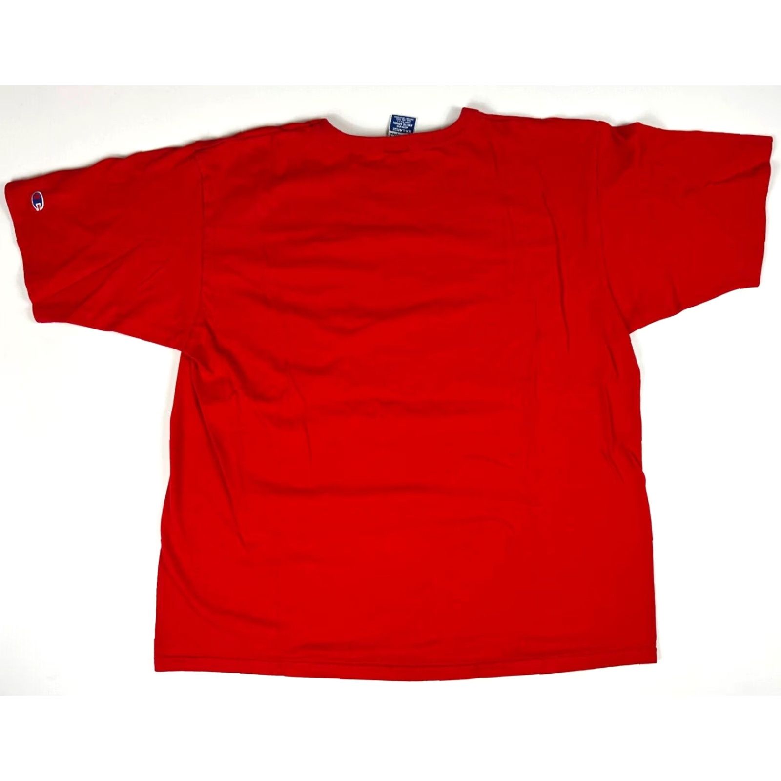Champion VINTAGE Champion Chicago Bulls T-Shirt Mens 2XL Red 90s USA Cotton Short Sleeve Crew Neck NBA Shirt Size US XXL / EU 58 / 5 - 2 Thumbnail