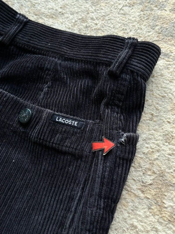 Lacoste Lacoste Vintage 2000s Made in Spain Sz W 42 / S Corduroy Size US 29 - 12 Thumbnail