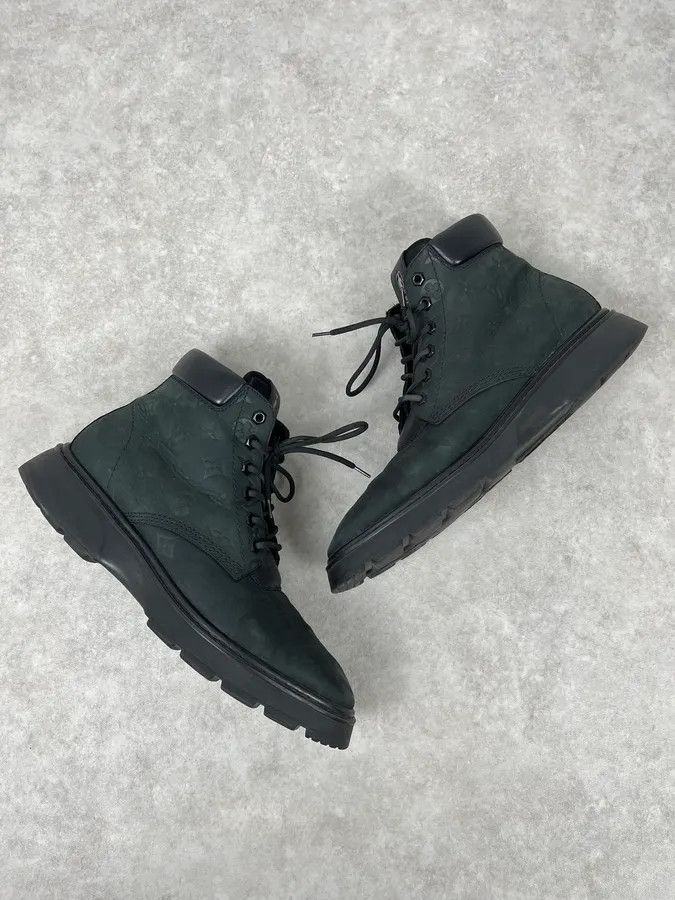 Louis Vuitton Louis Vuitton X NBA Black Leather Boots Size US 12.5 / EU 45-46 - 3 Thumbnail