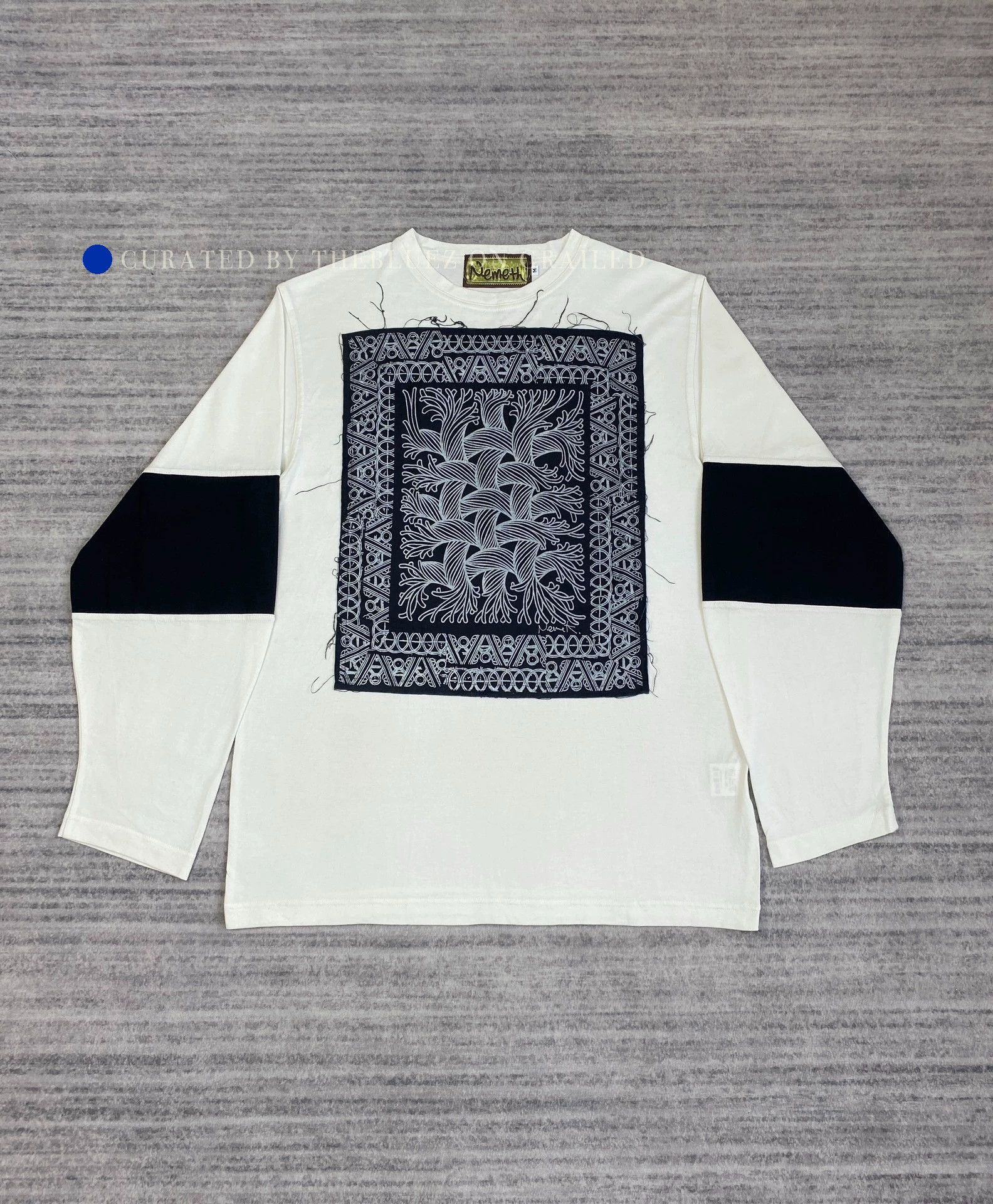 Christophe Lemaire Color Blocked Long Sleeve Tee in Multi Size US M / EU 48-50 / 2 - 1 Thumbnail