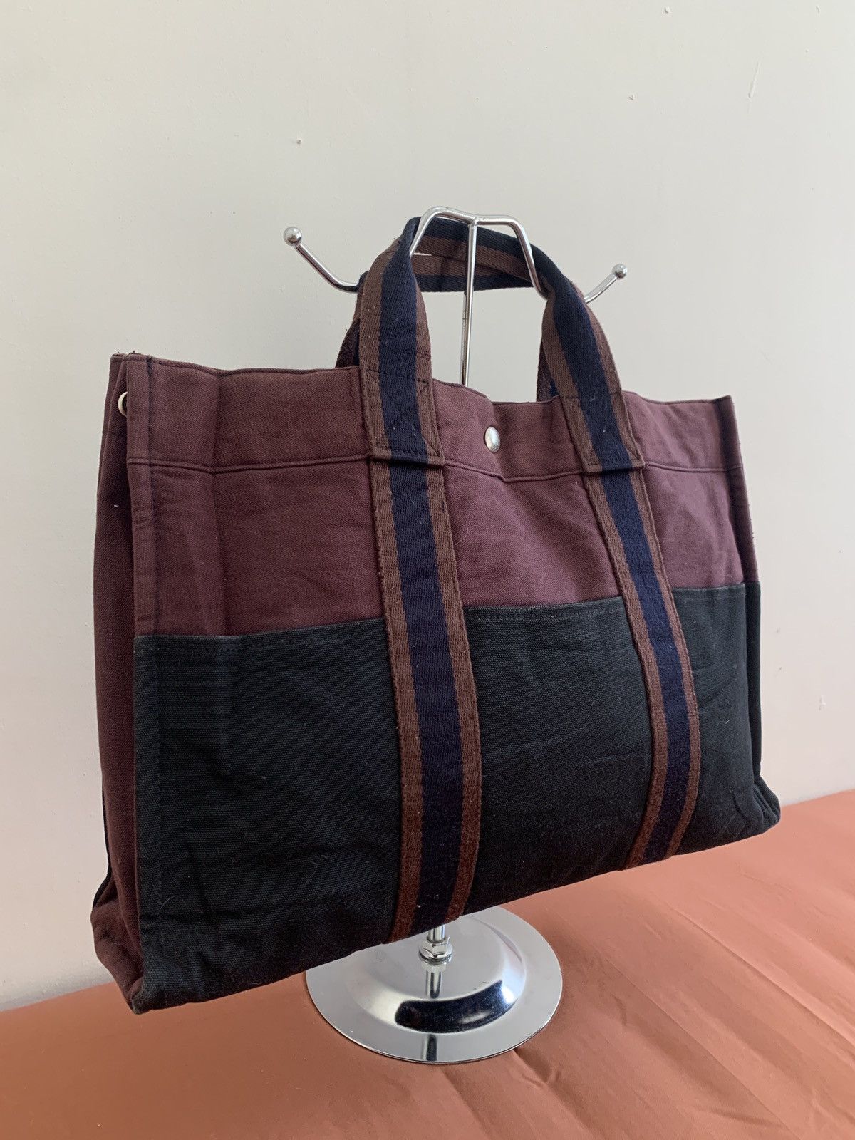 Hermes HERMES - Paris Tote Bag Canvas Size ONE SIZE - 2 Thumbnail