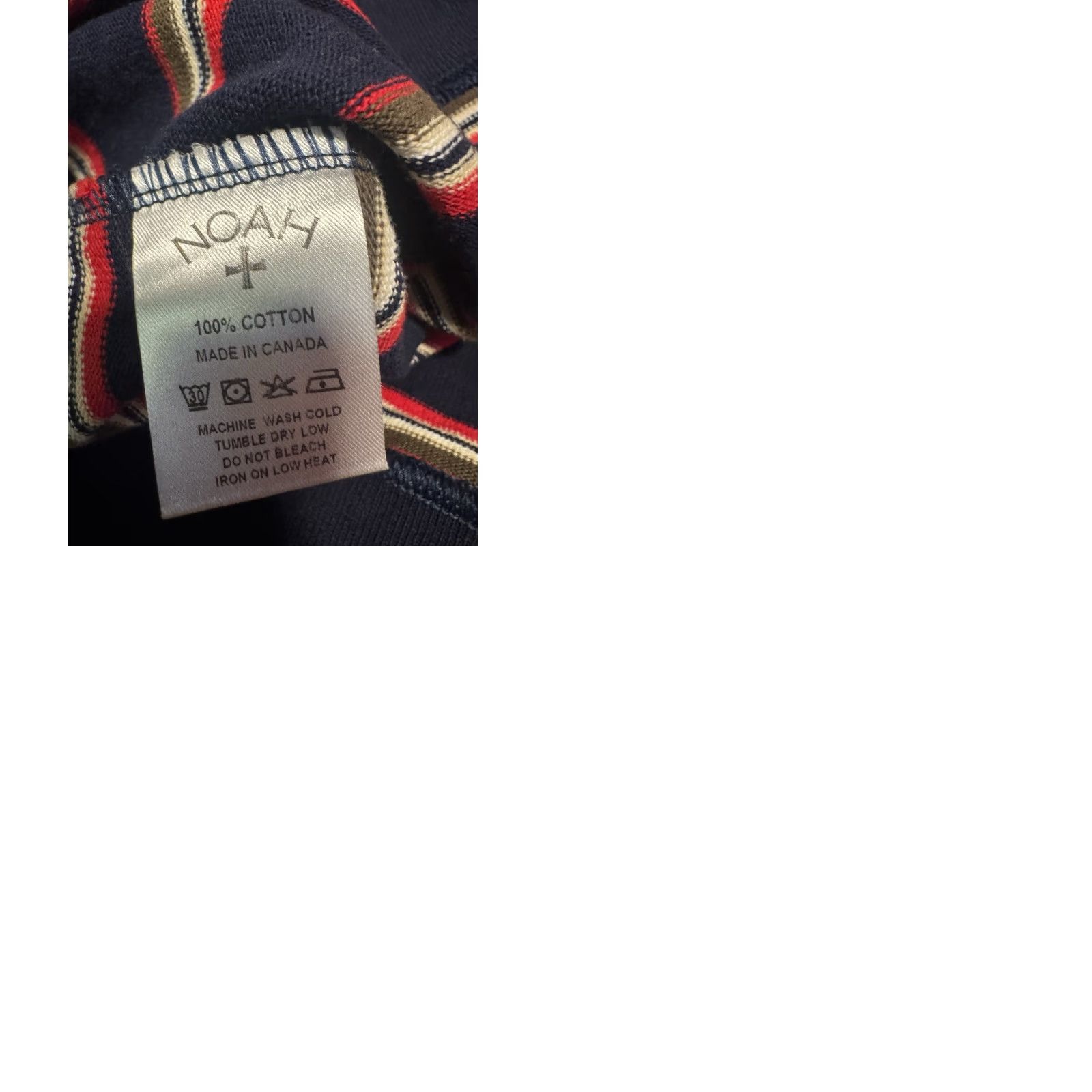 Noah NOAH NY Nautical Stripe Core Logo Anchor Sweatshirt FW17 AUTHENTIC Size L Rare Size US L / EU 52-54 / 3 - 11 Thumbnail
