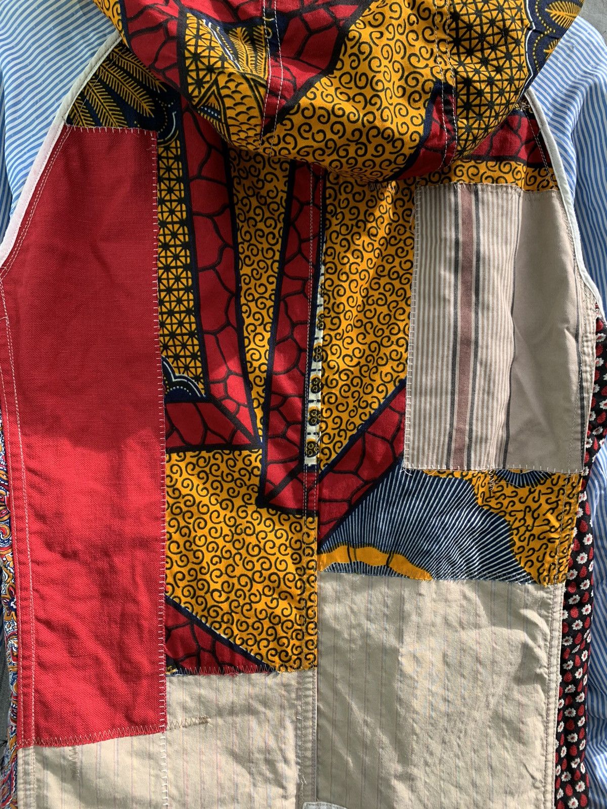 Junya Watanabe SS16 RUNWAY Patchwork Reversible Double Breasted Coat Size US S / EU 44-46 / 1 - 9 Thumbnail